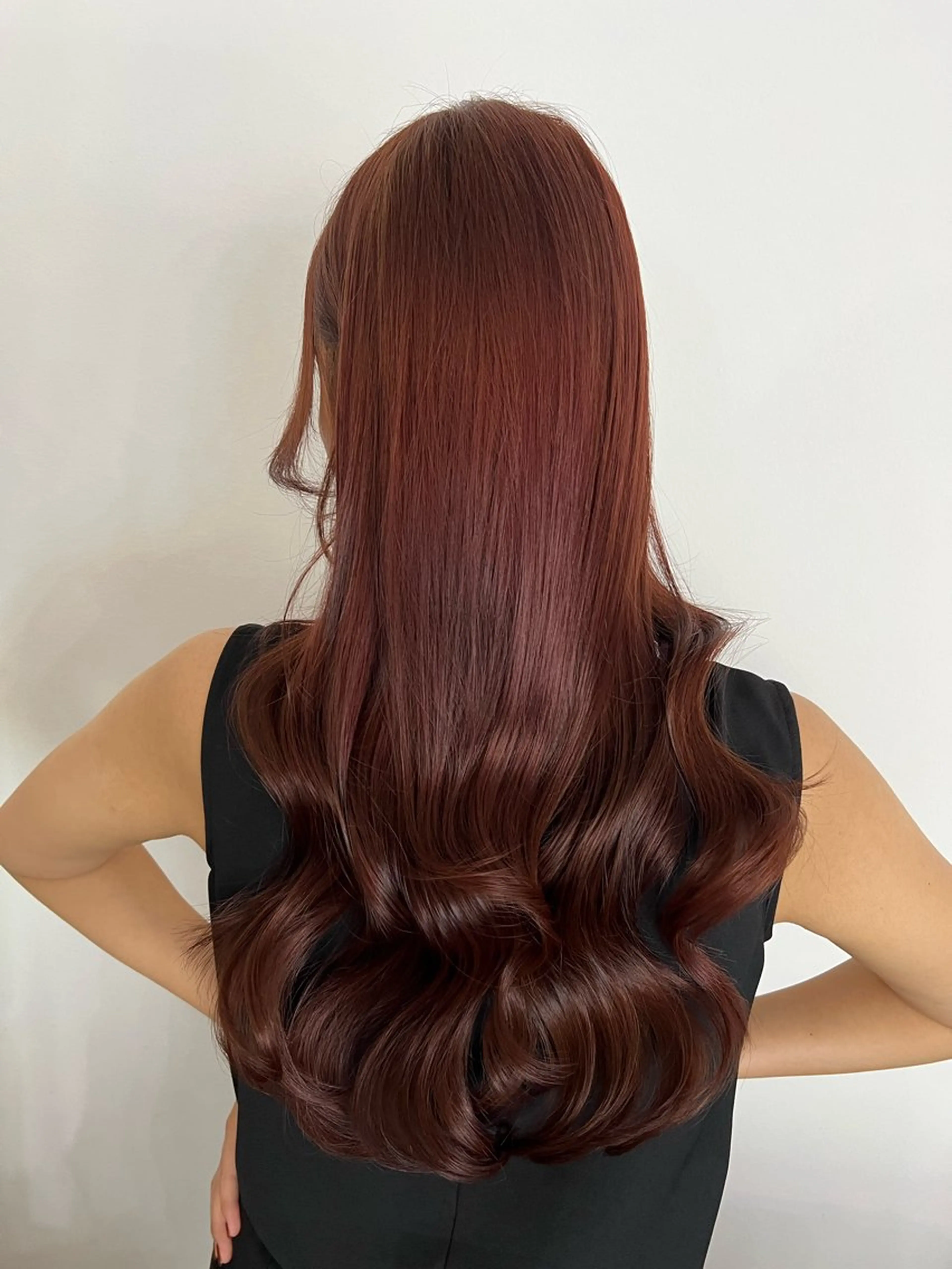カラー 暖色/艶カラー/ エクステ/ユリヤのヘアスタイル