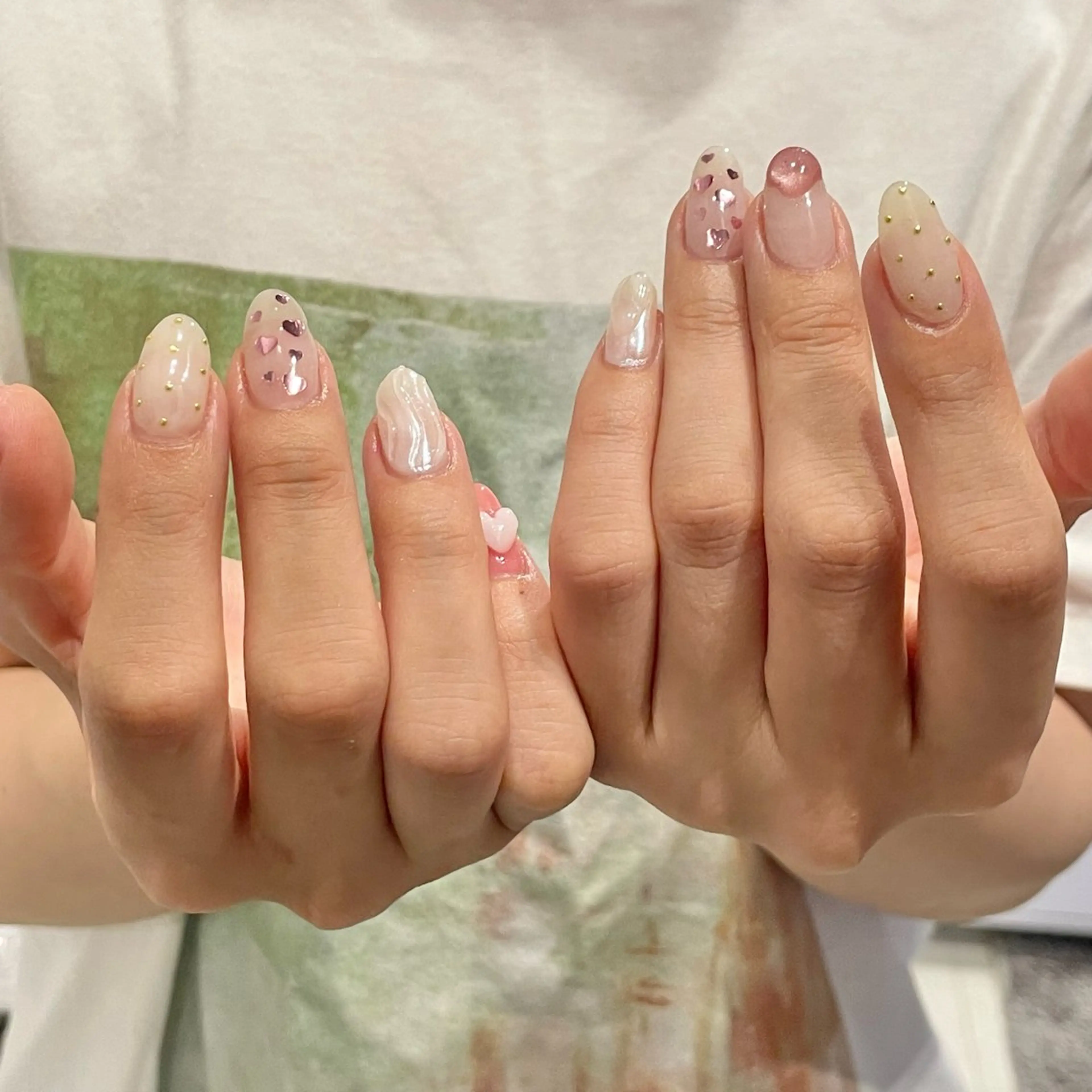 ネイル 持ち込み ハンドネイル Daywithout Aniting横山のネイルデザイン