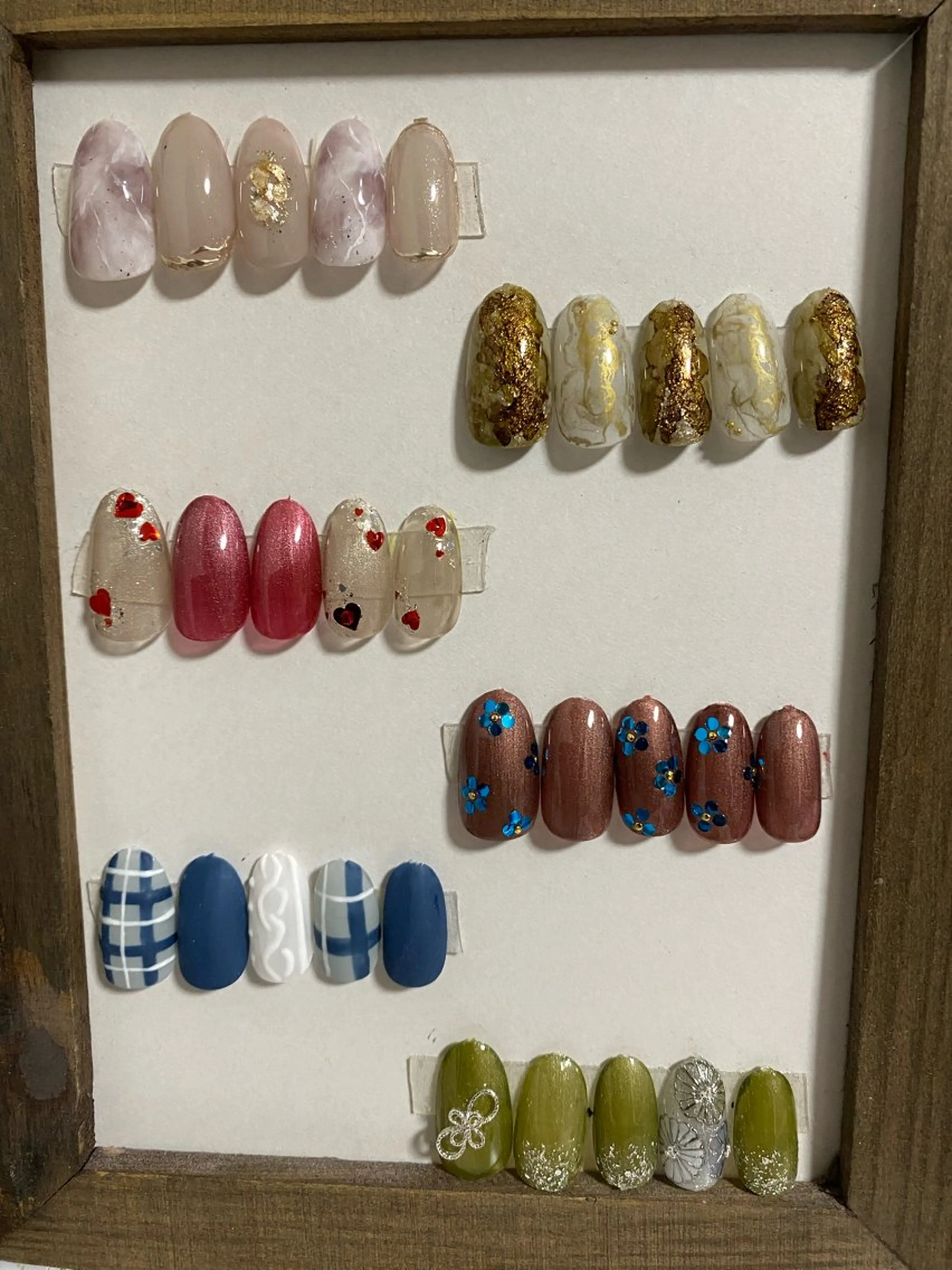 サンプルorシンプル4本アート（他店オフ）の写真