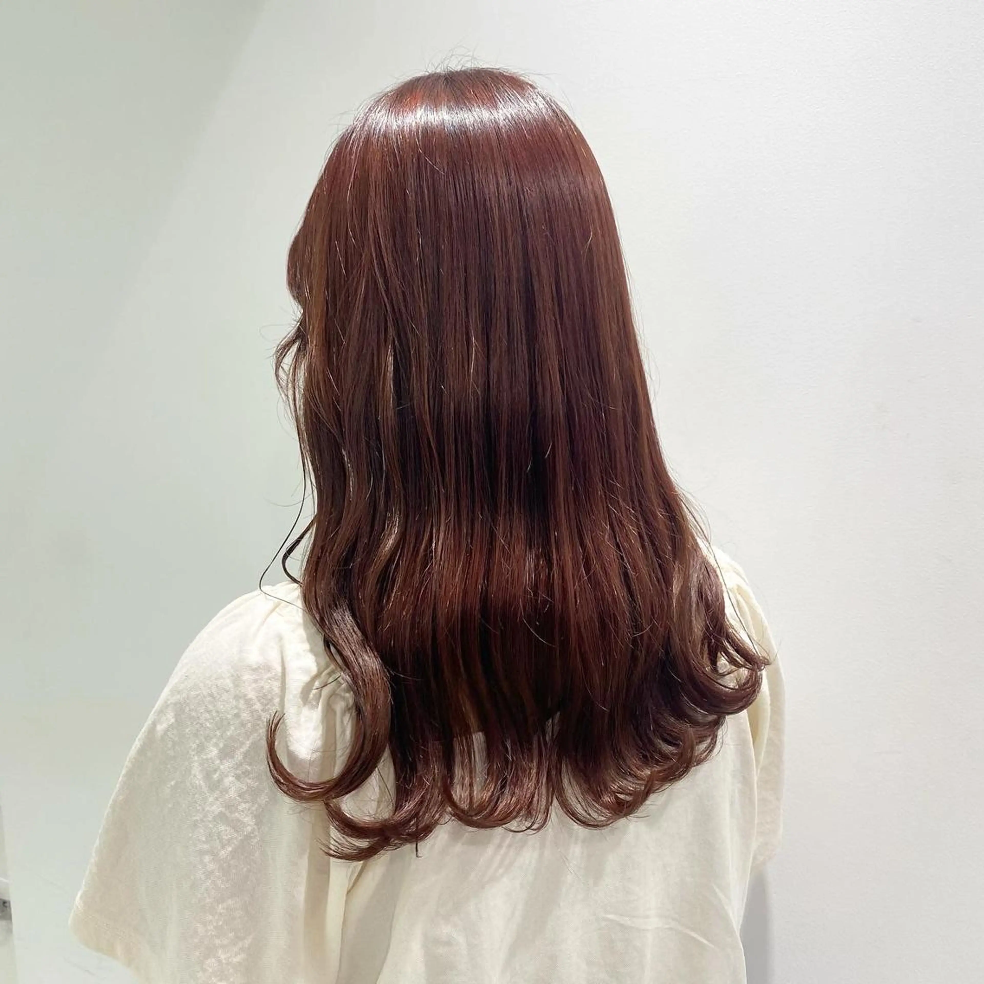 セミロング カラー パーマ ヘアアレンジ メンズ キッズ ネイル マツエク・マツパ ブラウンカラー ピンクカラー ピンクブラウン カラーマツエク 髪質改善 Lumo所属・💖横浜ブリーチなし 💖MIHOのヘアスタイル