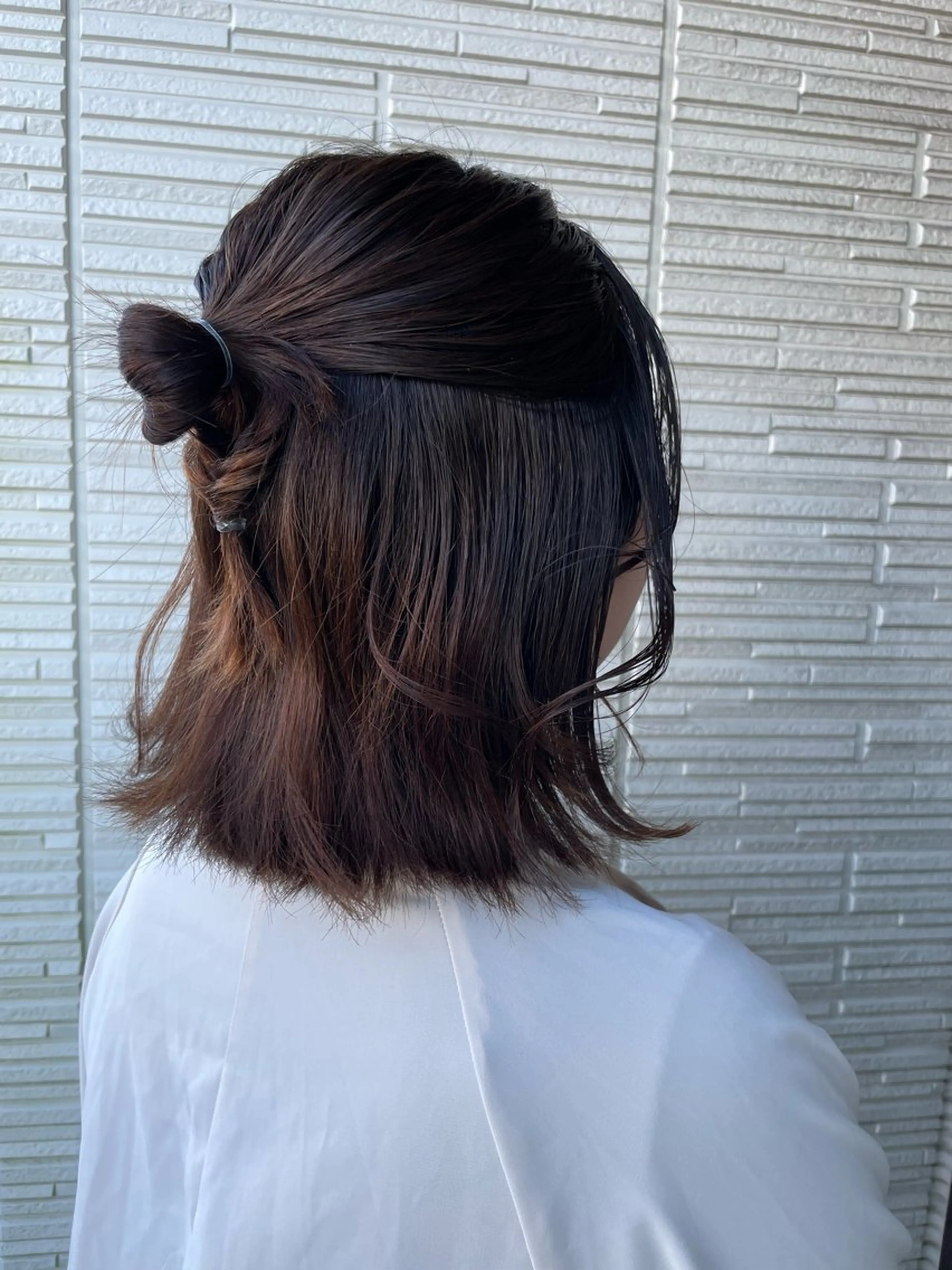 ミディアム ハイトーン×デザイン 🪽🫧HIKARIのヘアスタイル