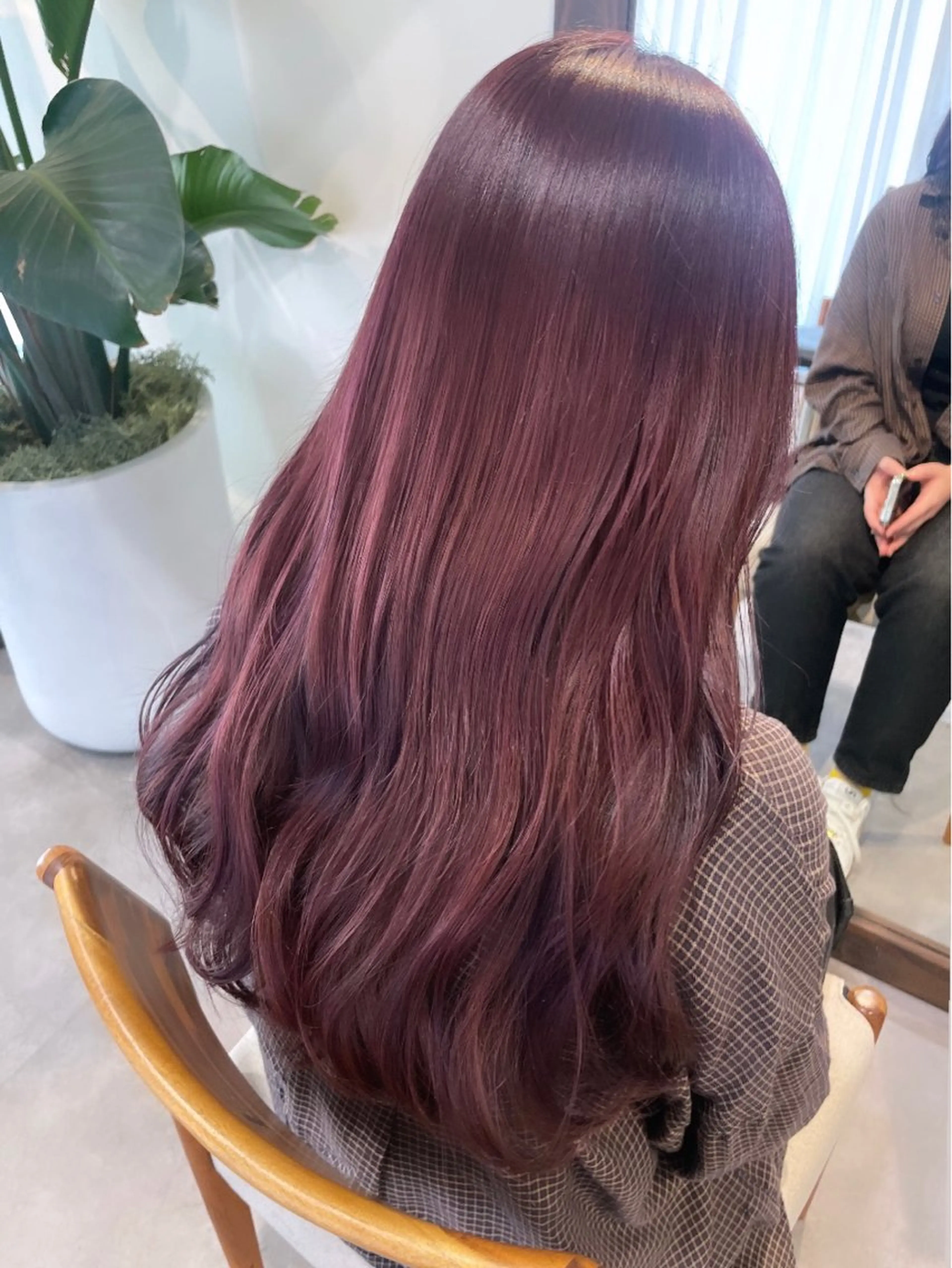 ロング カラー ヘアカラー トリートメント 若月 あやかのヘアスタイル