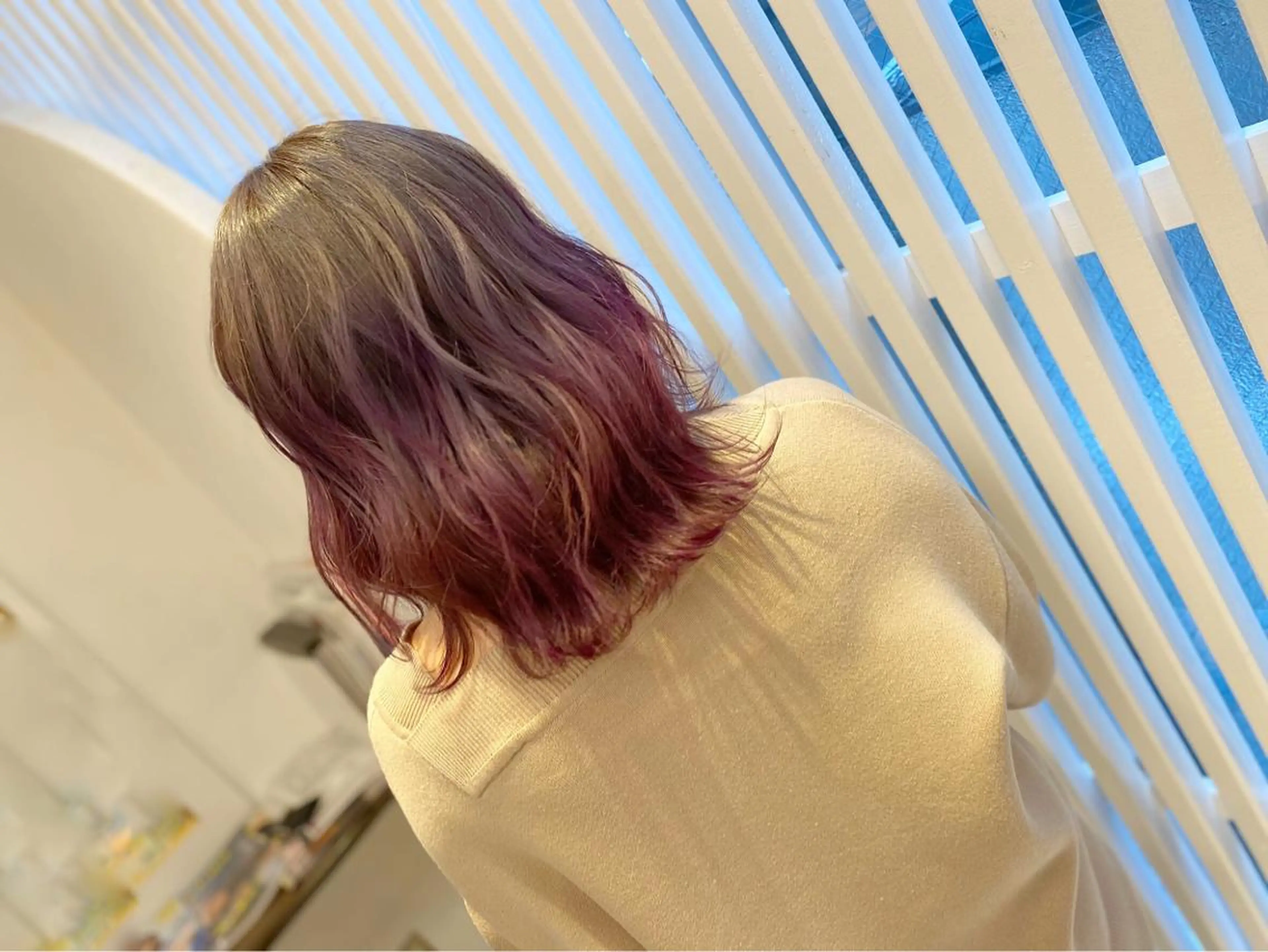 ミディアム ヘアカラー force  hair所属・🫧富田 苑実🫧のヘアスタイル