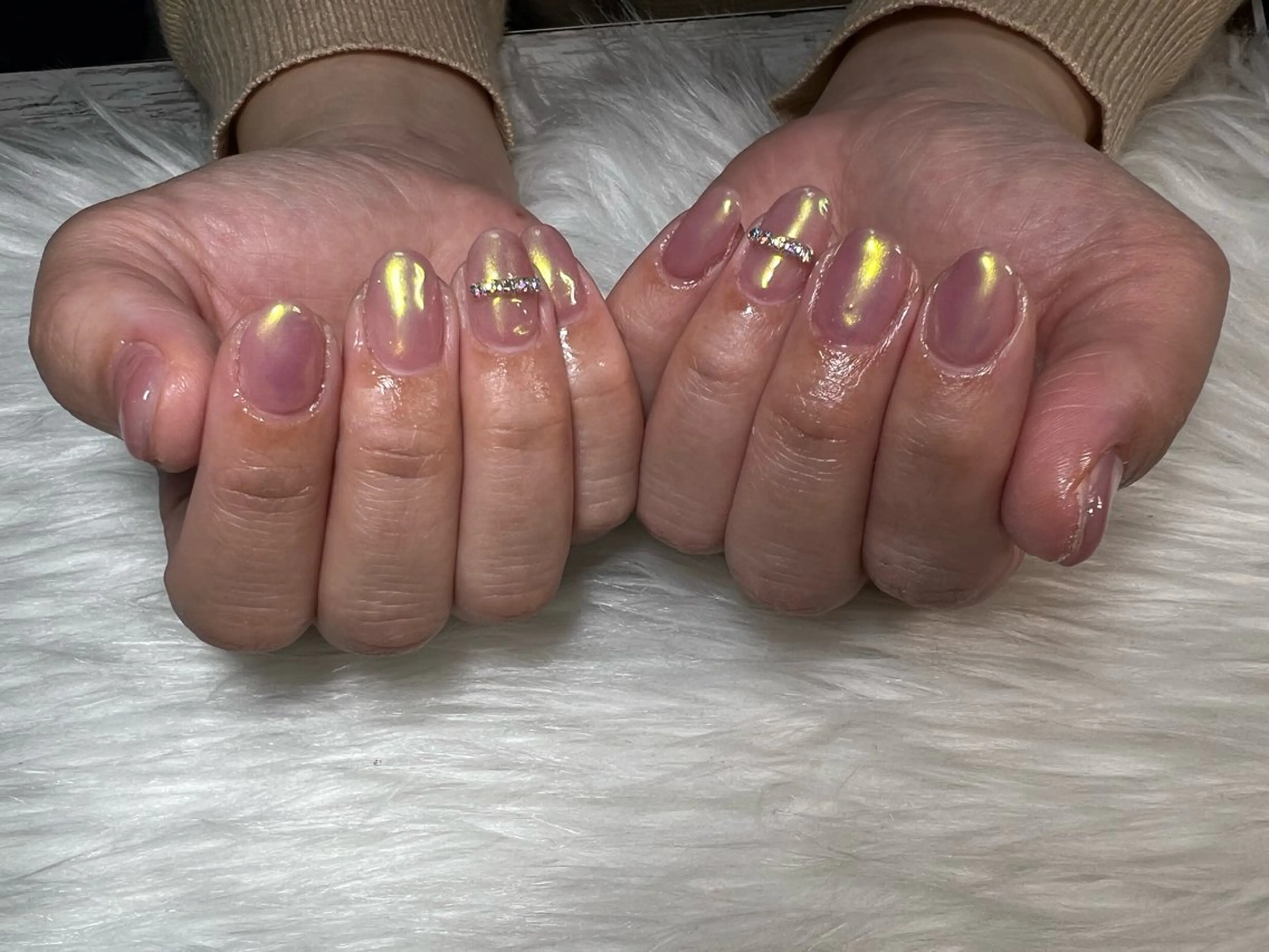 ネイル ミラーネイル ハンドネイル Ruana Nailのネイルデザイン