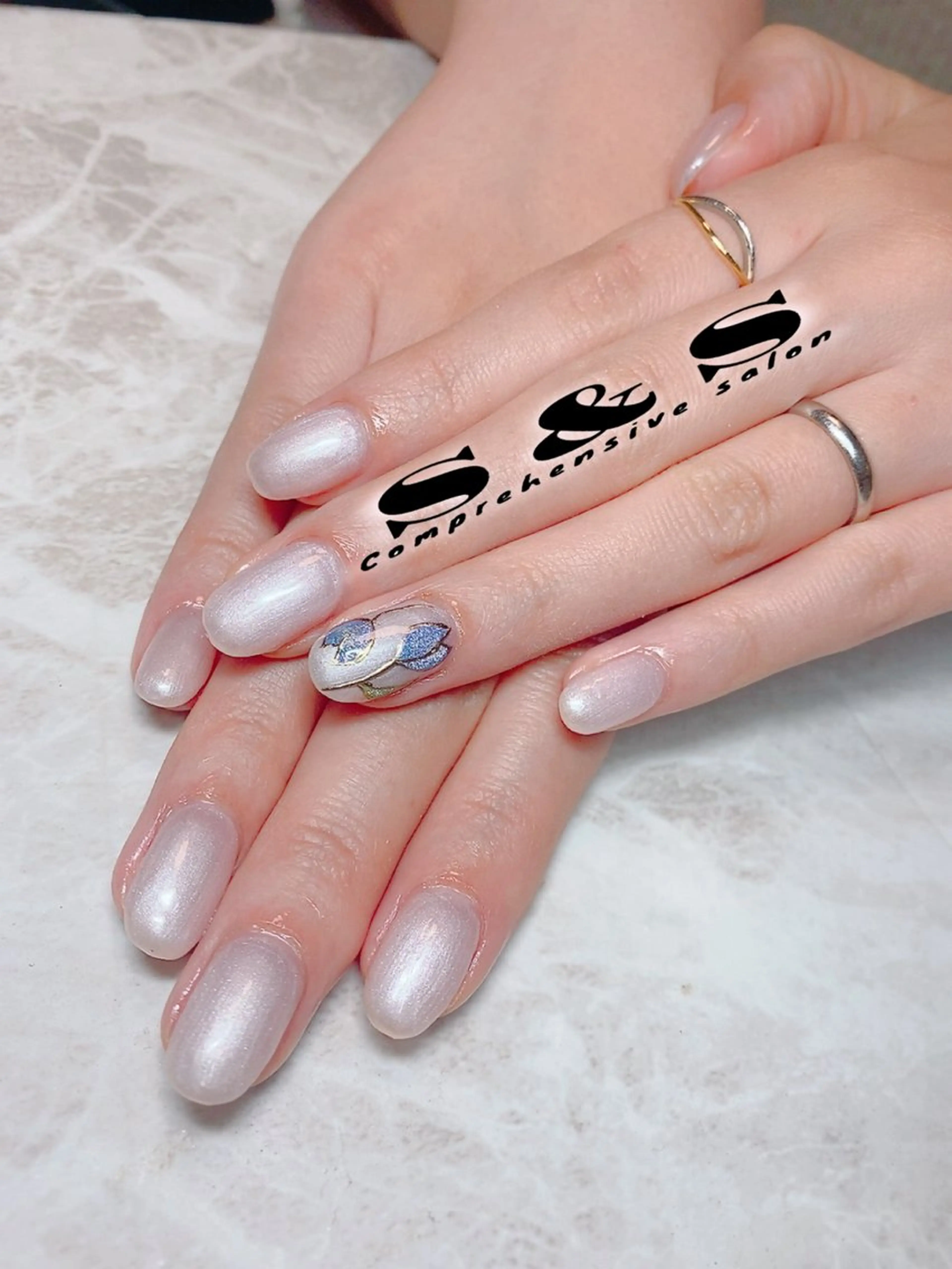 ネイル フラワーネイル 春ネイル S&S 村田小百合のネイルデザイン