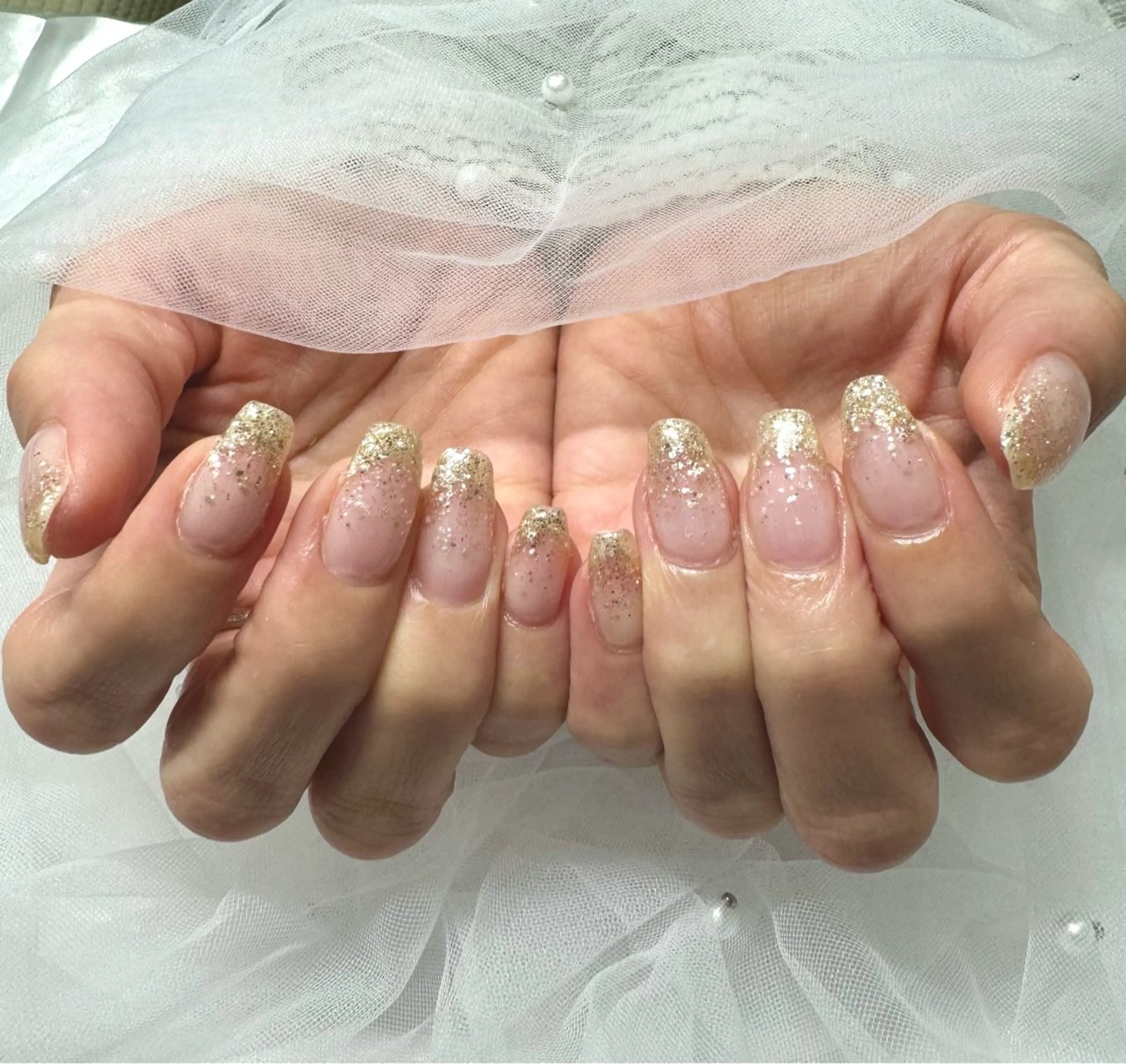 ネイル ラメ(グリッター) ラメグラデーション Roi〈ロワ〉 Rinneのネイルデザイン