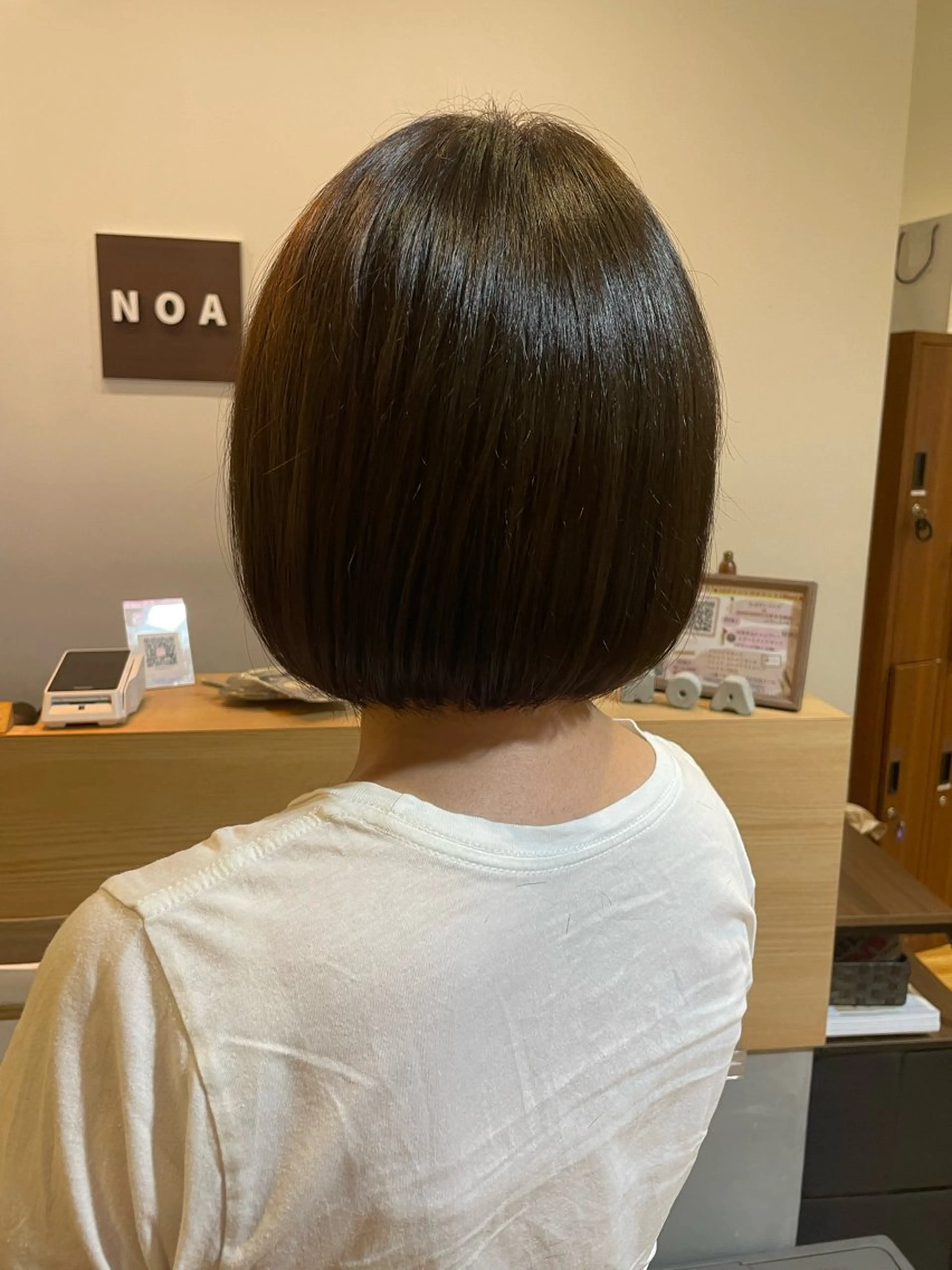 ショート カラー グレージュ ボブ 髪質改善/レイヤー /ボブ/中村莞太朗のヘアスタイル