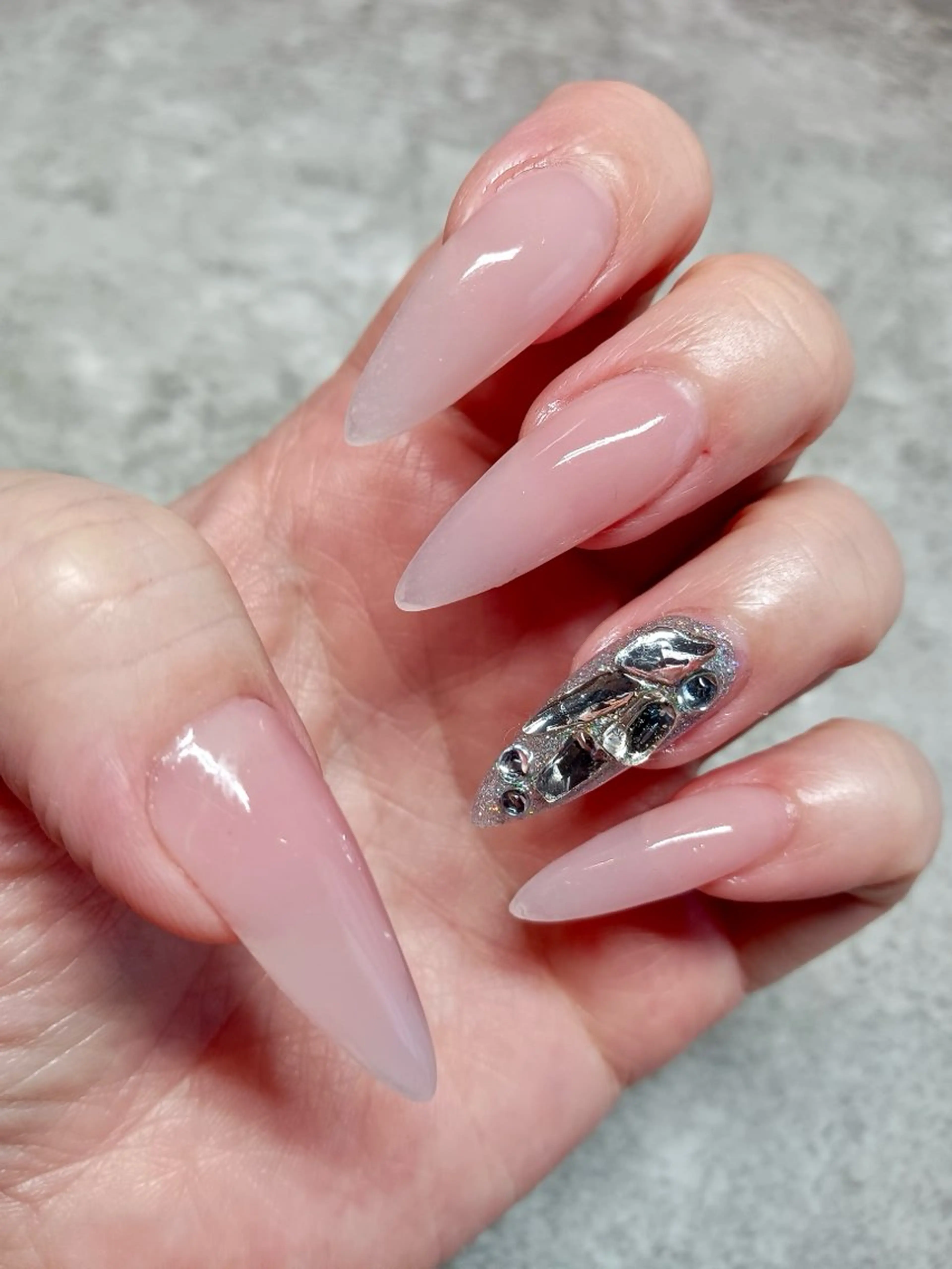 ネイル ピンク スカルプネイル nail salon INFINITY所属・nail salon INFINITYのネイルデザイン