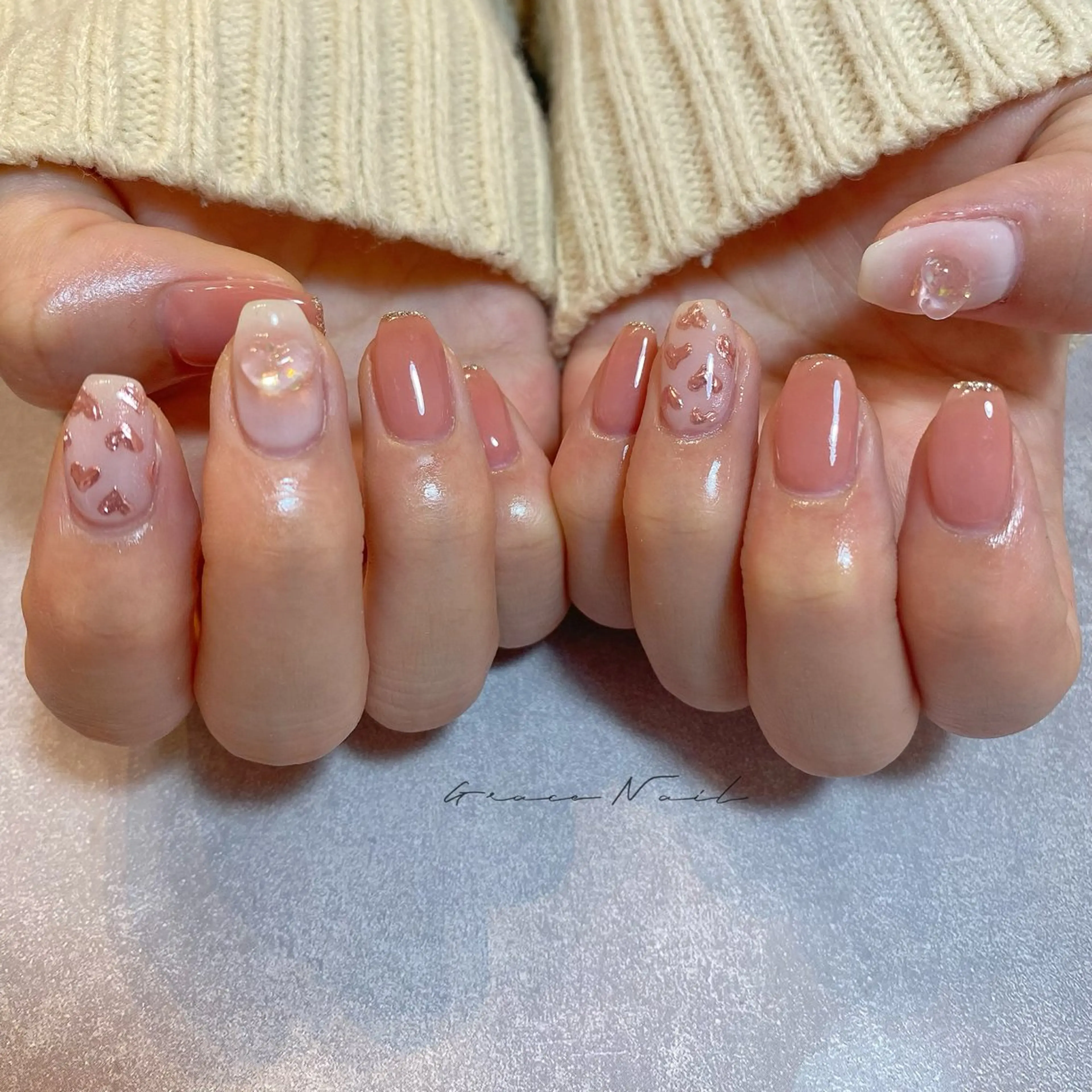 ネイル ハンドネイル ☆*。Grace Nail。*☆のネイルデザイン