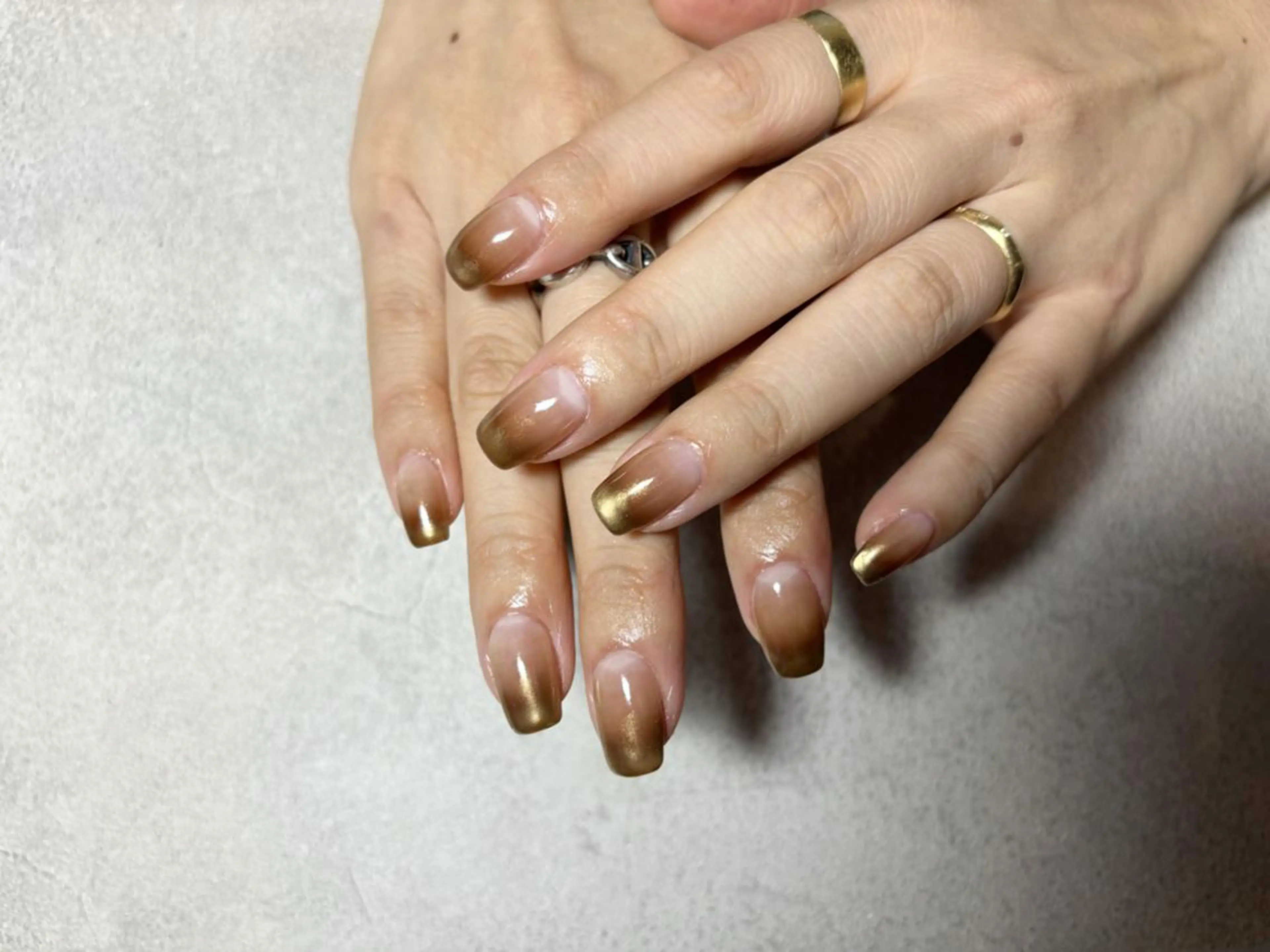 ネイル グラデーション ミラーネイル ハンドネイル Nail Salon miriのネイルデザイン