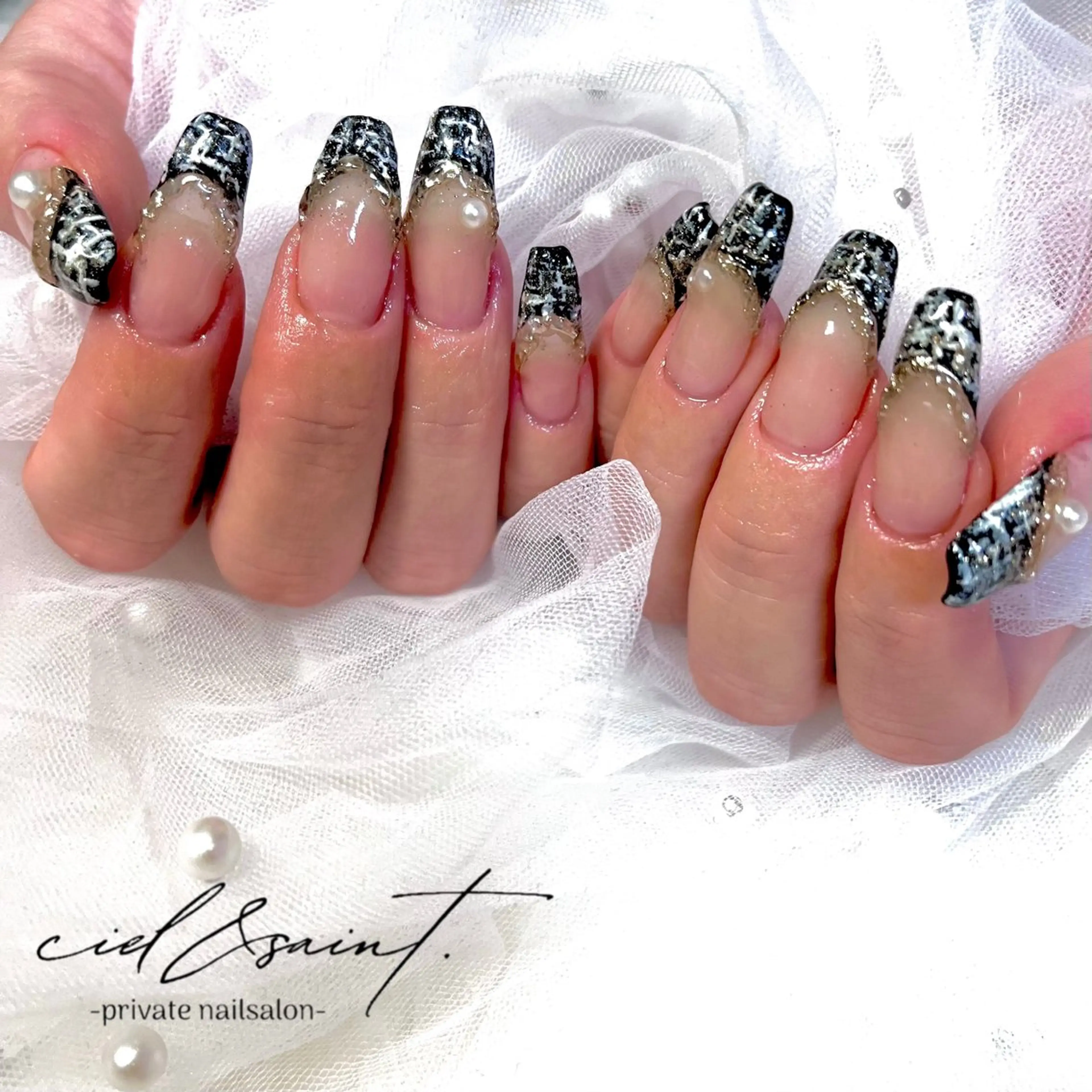 ネイル ハンドネイル nail salon ciel&saintのネイルデザイン