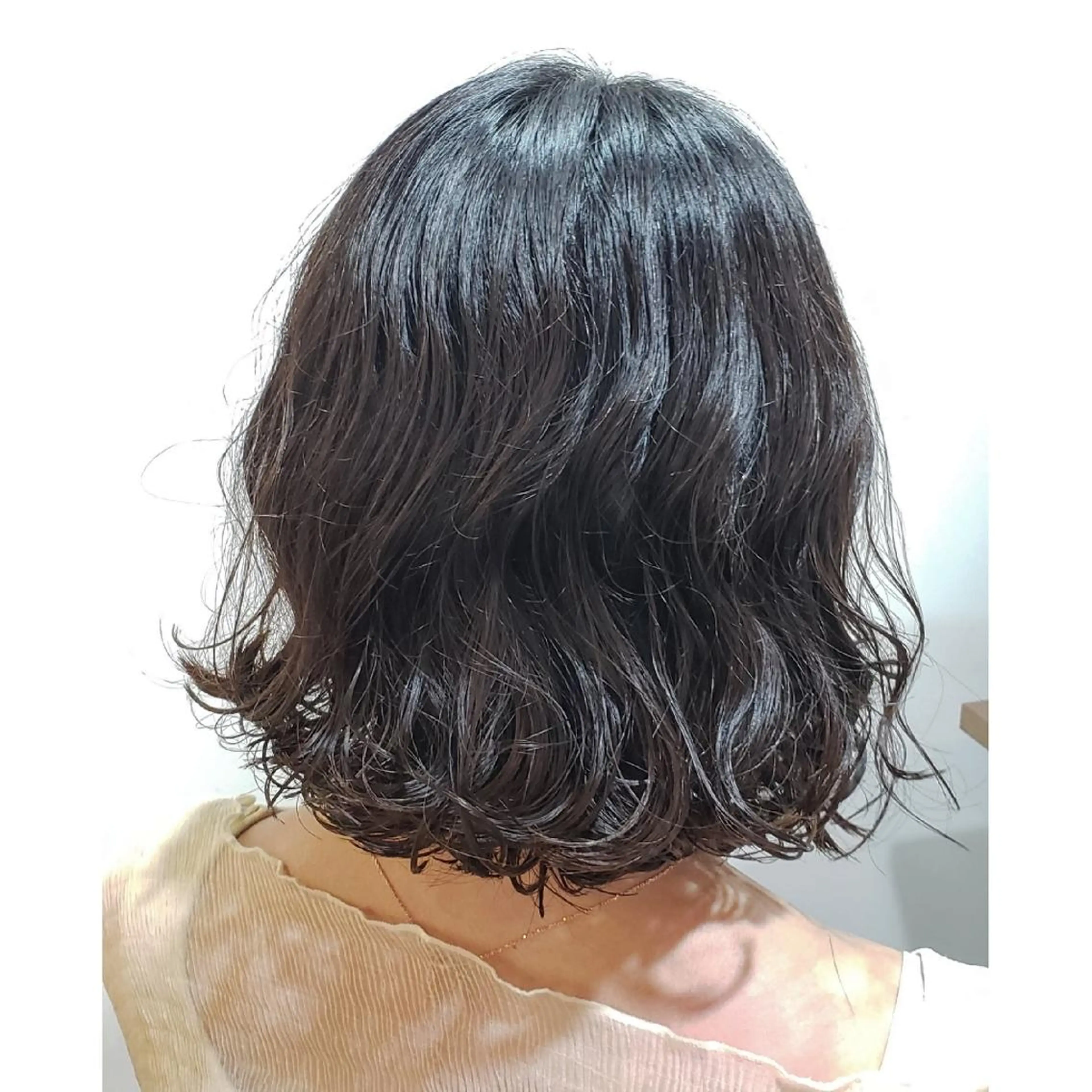 ミディアム パーマ ヘアアレンジ ミディアムパーマ 髪質改善サロン🍃 AIRI のヘアスタイル