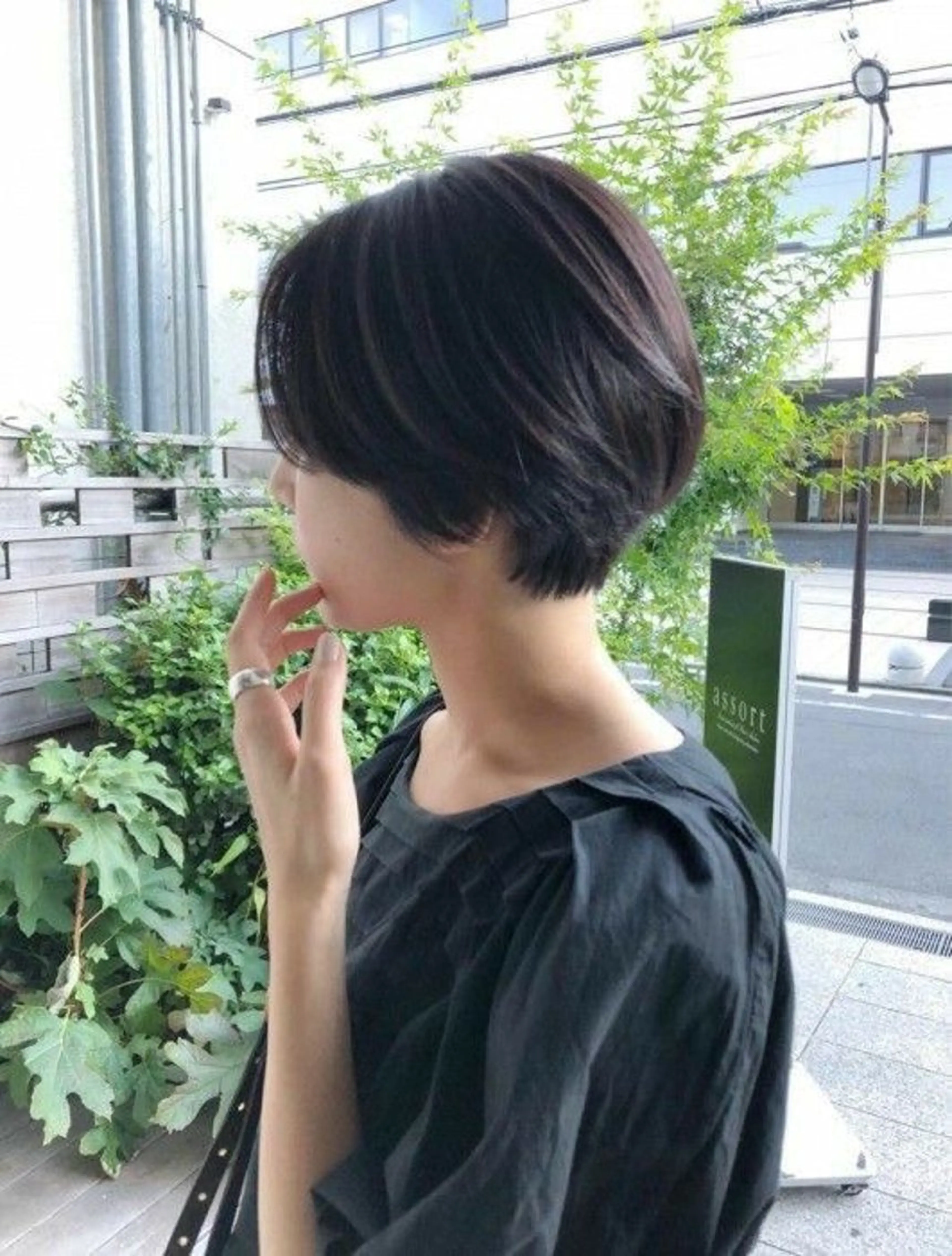 ショート カット トリートメント ナチュラルなヘア /ヨシダトモキのヘアスタイル
