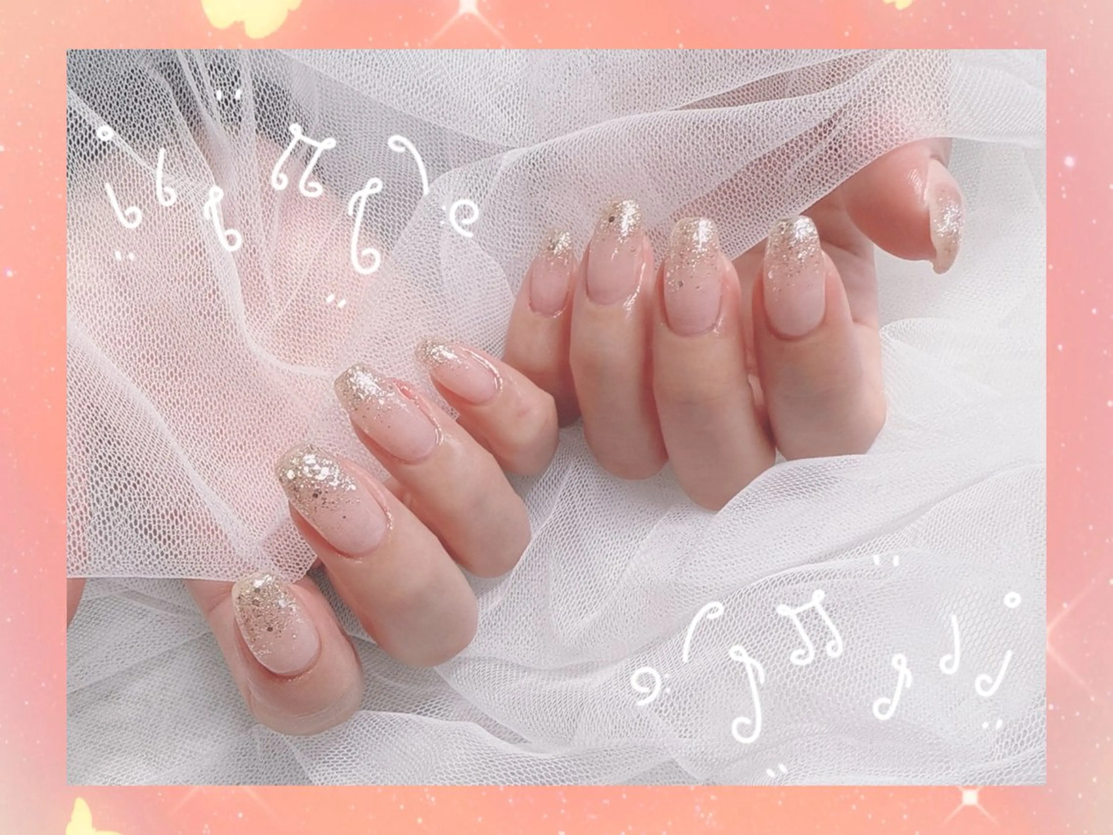 （オフあり🌻）ラメグラデーション🍬の写真