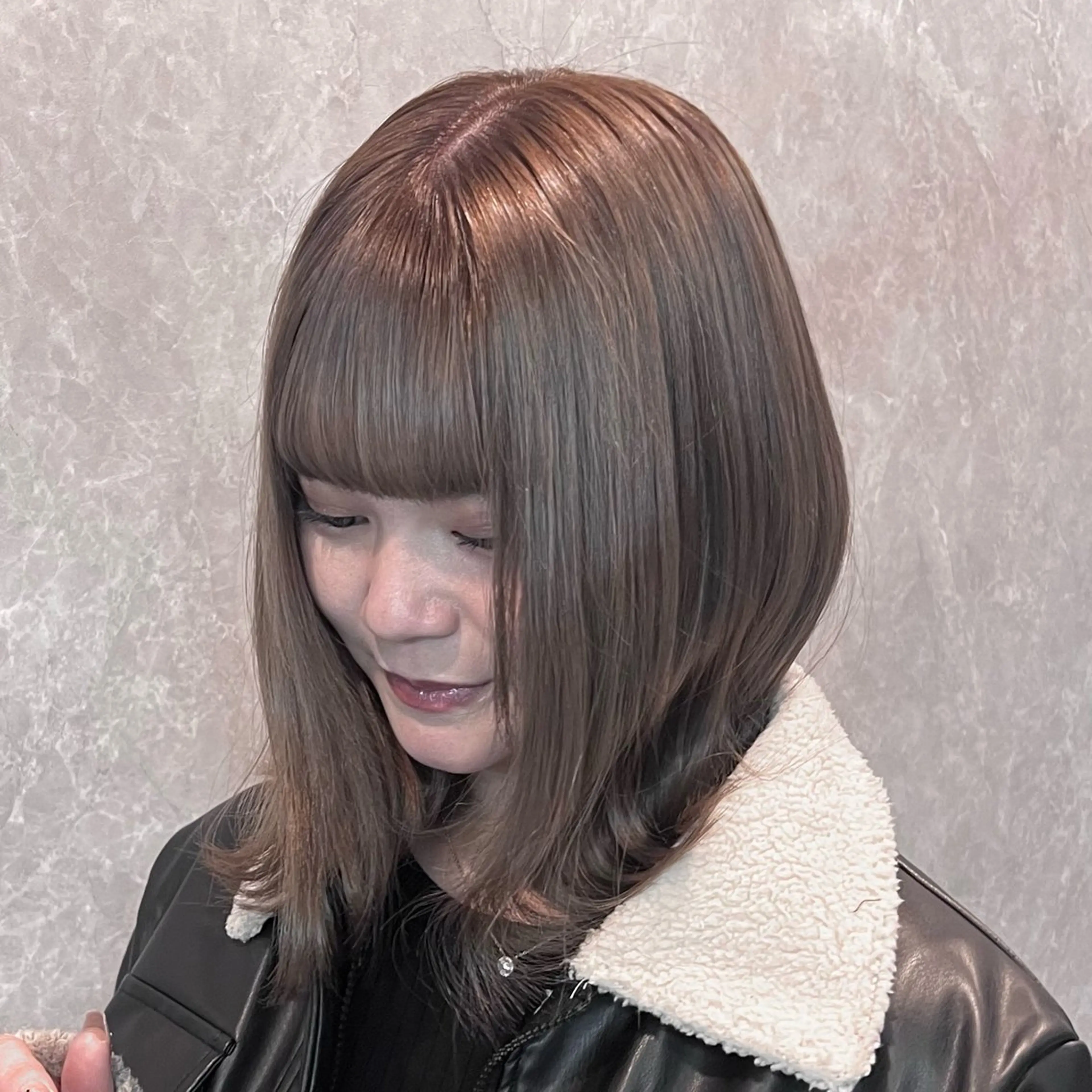 ミディアム カラー 鹿児島 天文館 Colore凜のヘアスタイル