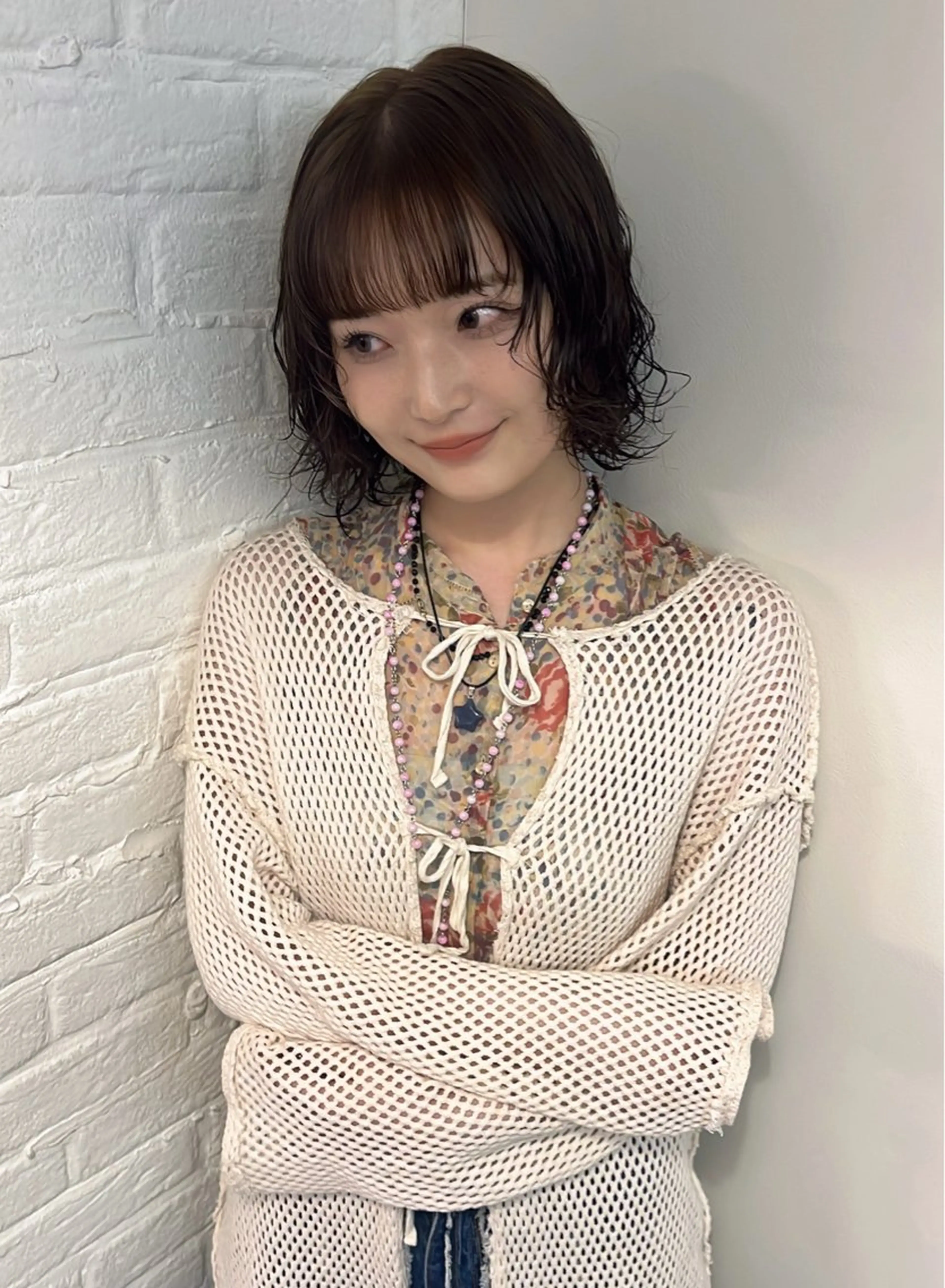 ミディアム カラー ROVER所属・美咲🤎 /艶カラー /ハイライトカラーのヘアスタイル