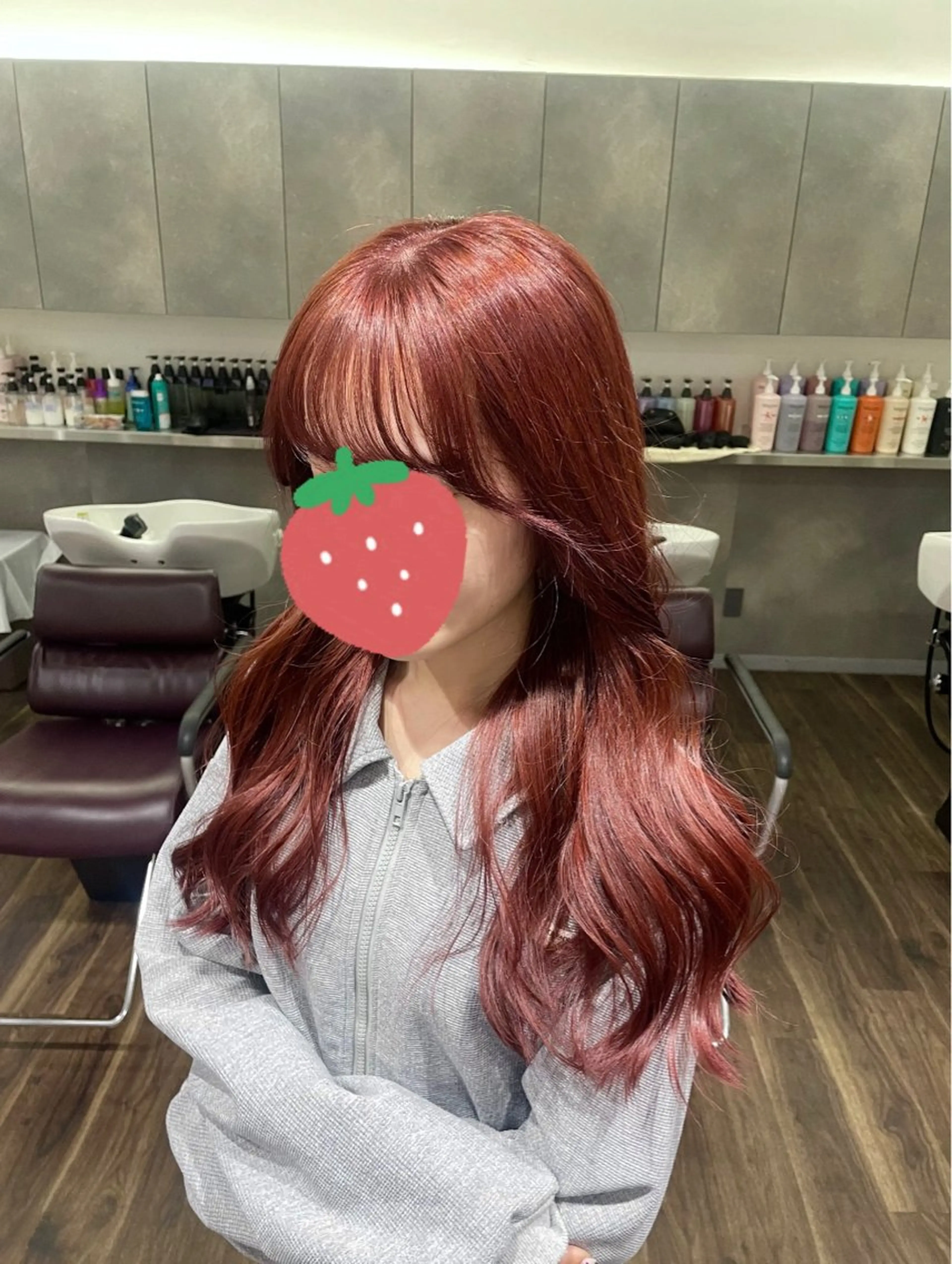 ロング ヘアカラー レイヤーカット🎀 ブリーチ/なるのヘアスタイル