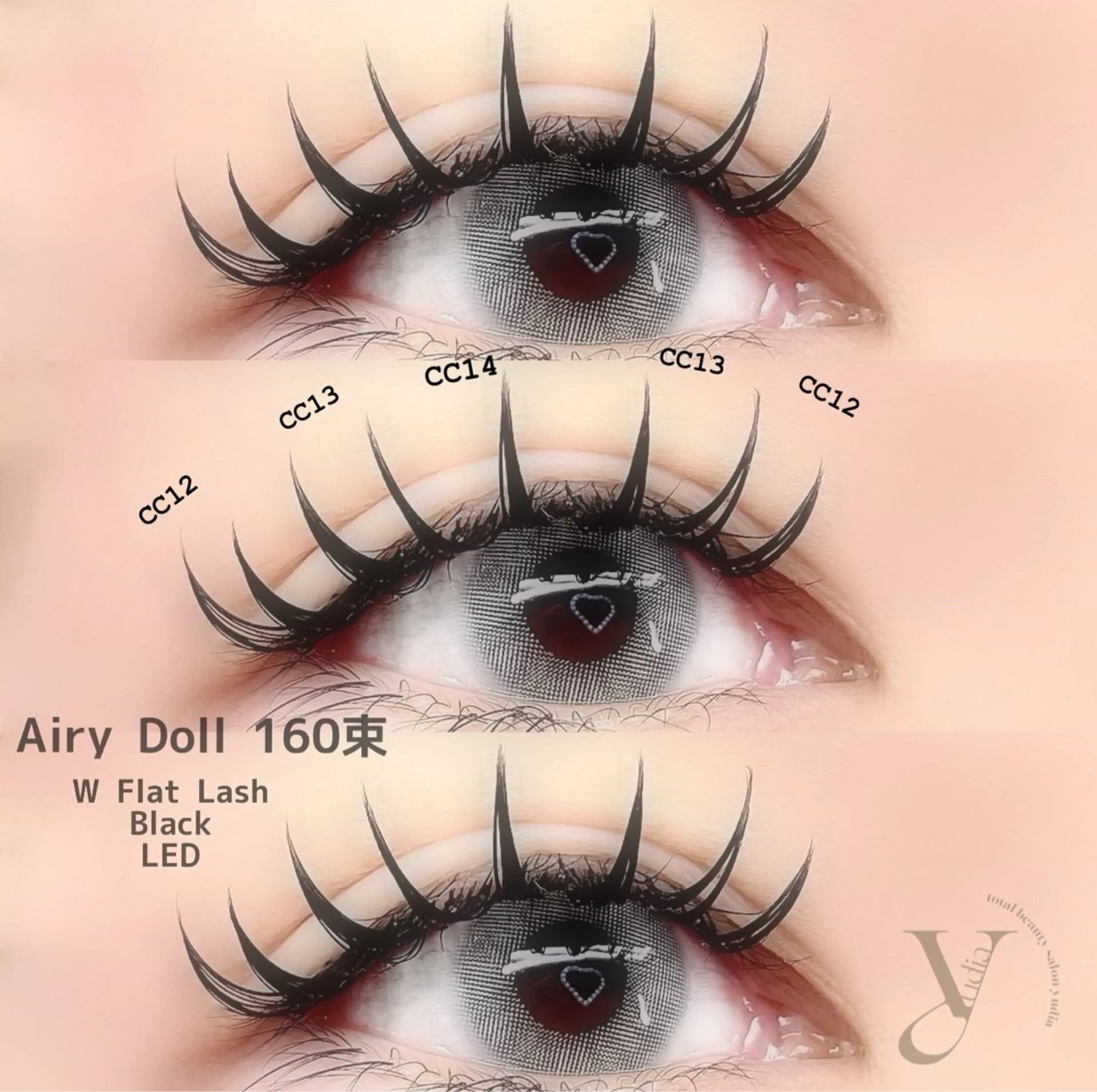 マツエク・マツパ フラットラッシュ マツエク 𝐧𝐞𝐨𝐧新宿 ❤️𝐀𝐲𝐚のマツエク・マツパデザイン