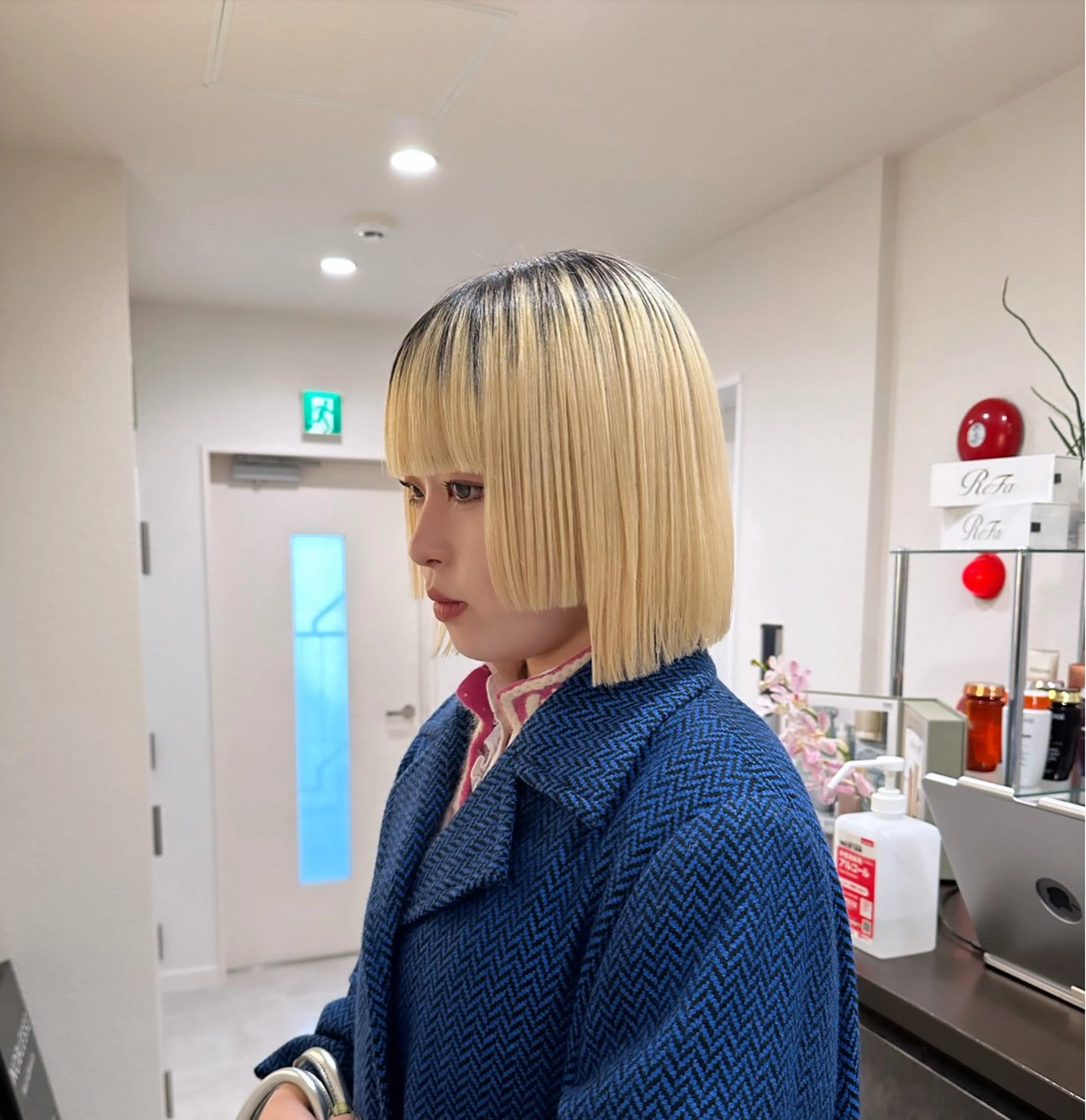 ミディアム ボブ 姫カット ショート/レイヤー/ ボブ/安本和史のヘアスタイル