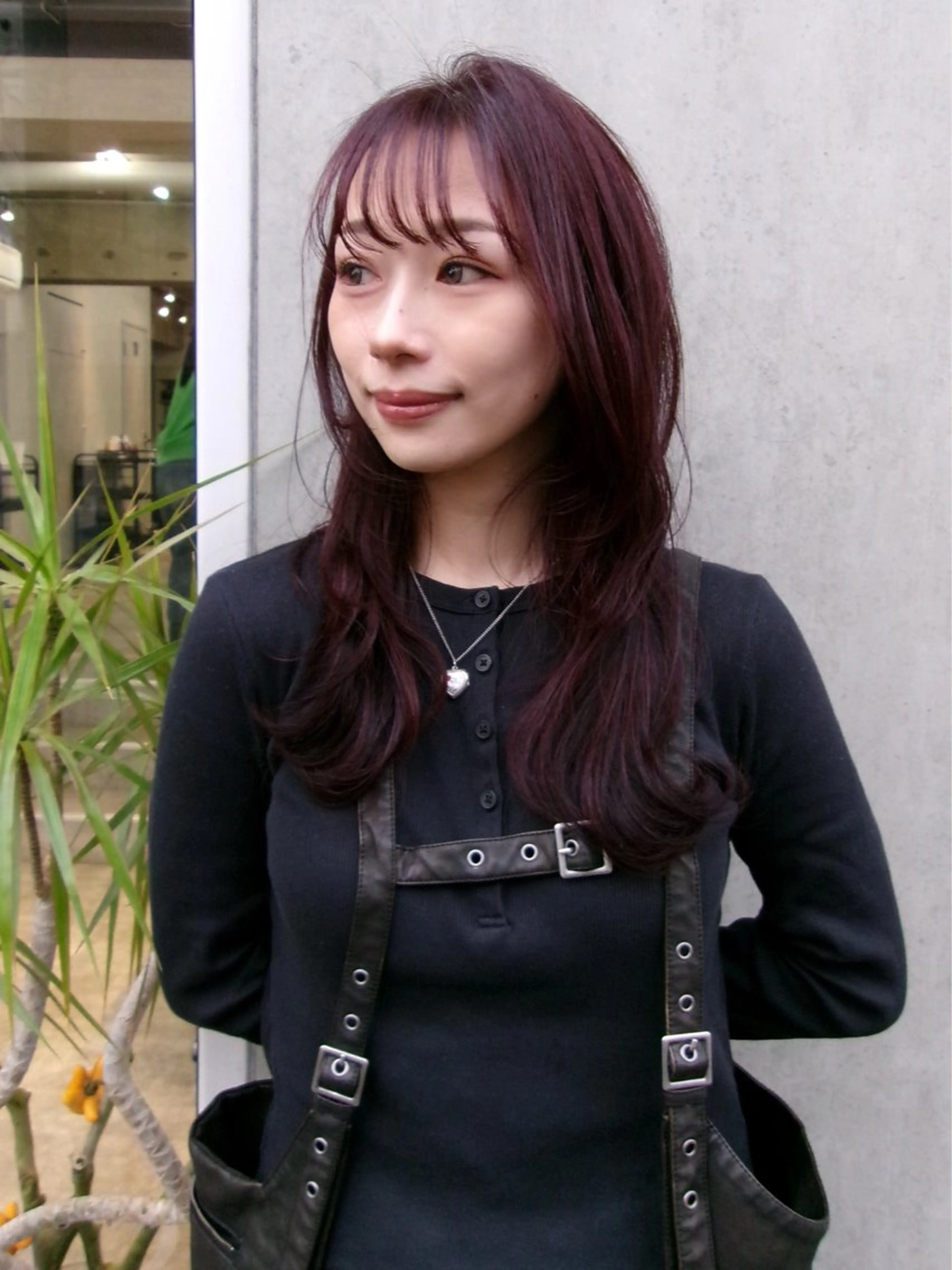 ロング カラー ロングレイヤー レッドカラー レイヤーカット ロング カット ヘアカラー トリートメント ✳︎透明感カラー✳︎ ボブ✳︎nanaのヘアスタイル