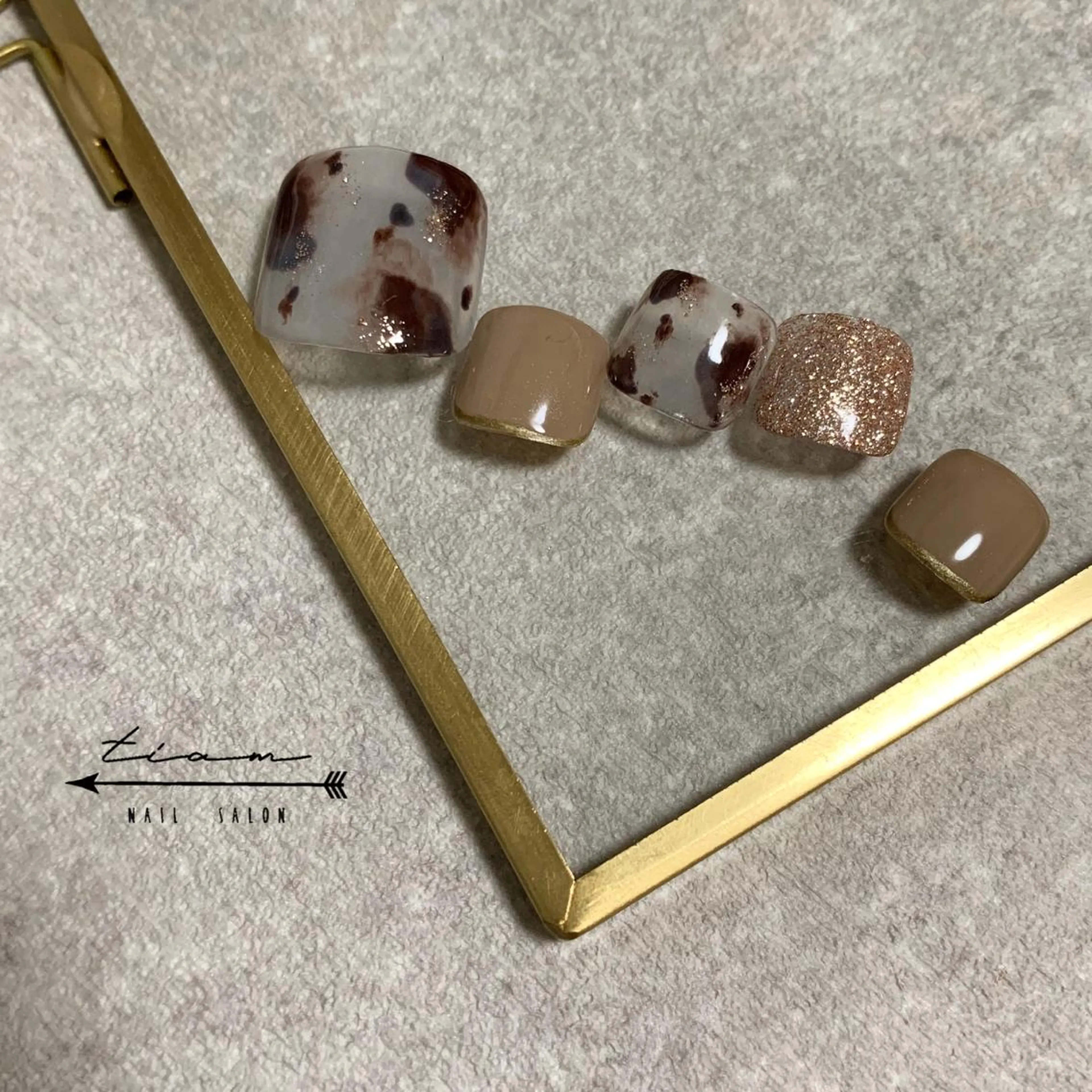 ネイル 𝑡𝑖𝑎𝑚𓂃 きむらゆきののネイルデザイン