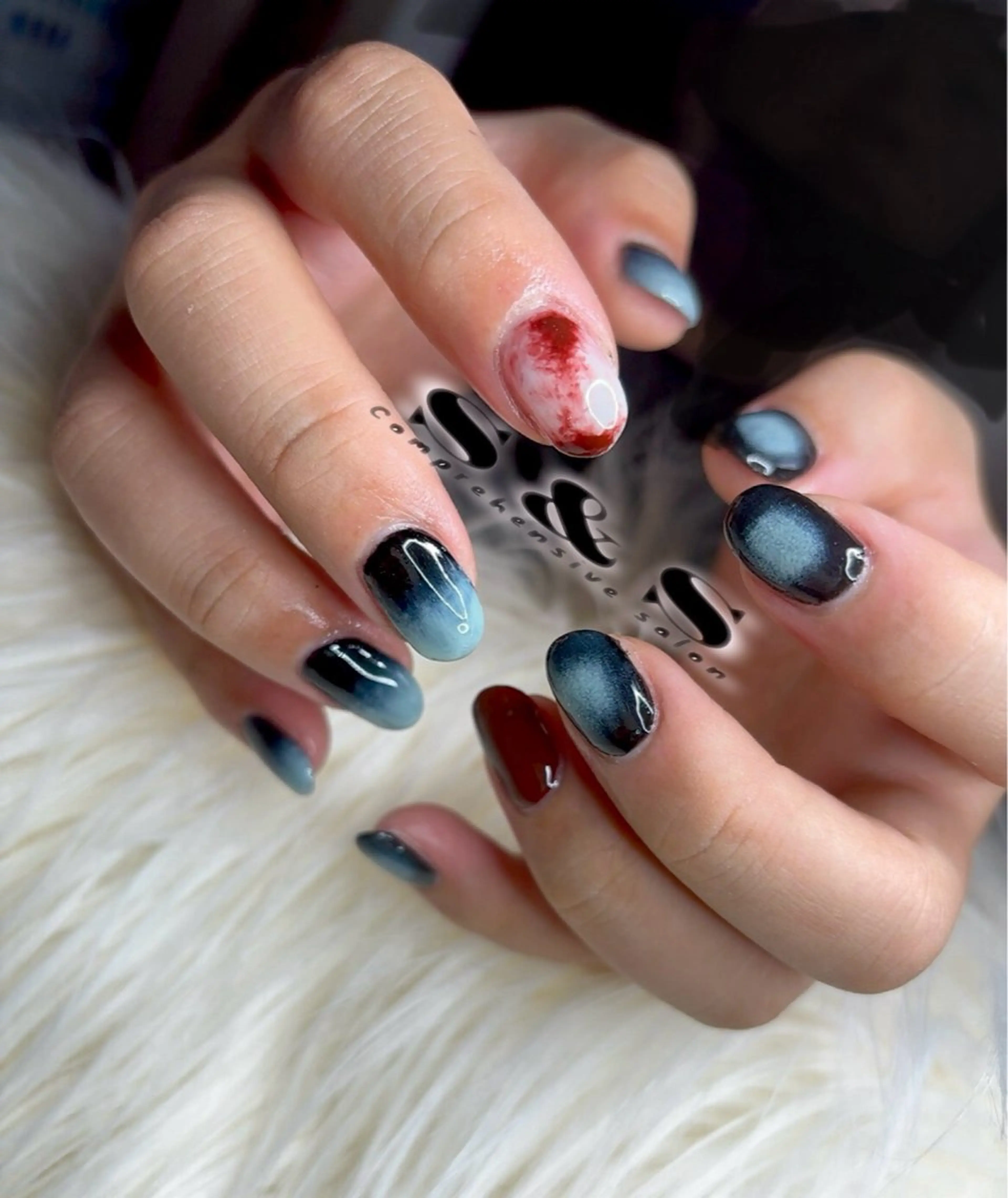 ネイル 長さ出し メンズネイル 持ち込み S&S 村田小百合のネイルデザイン