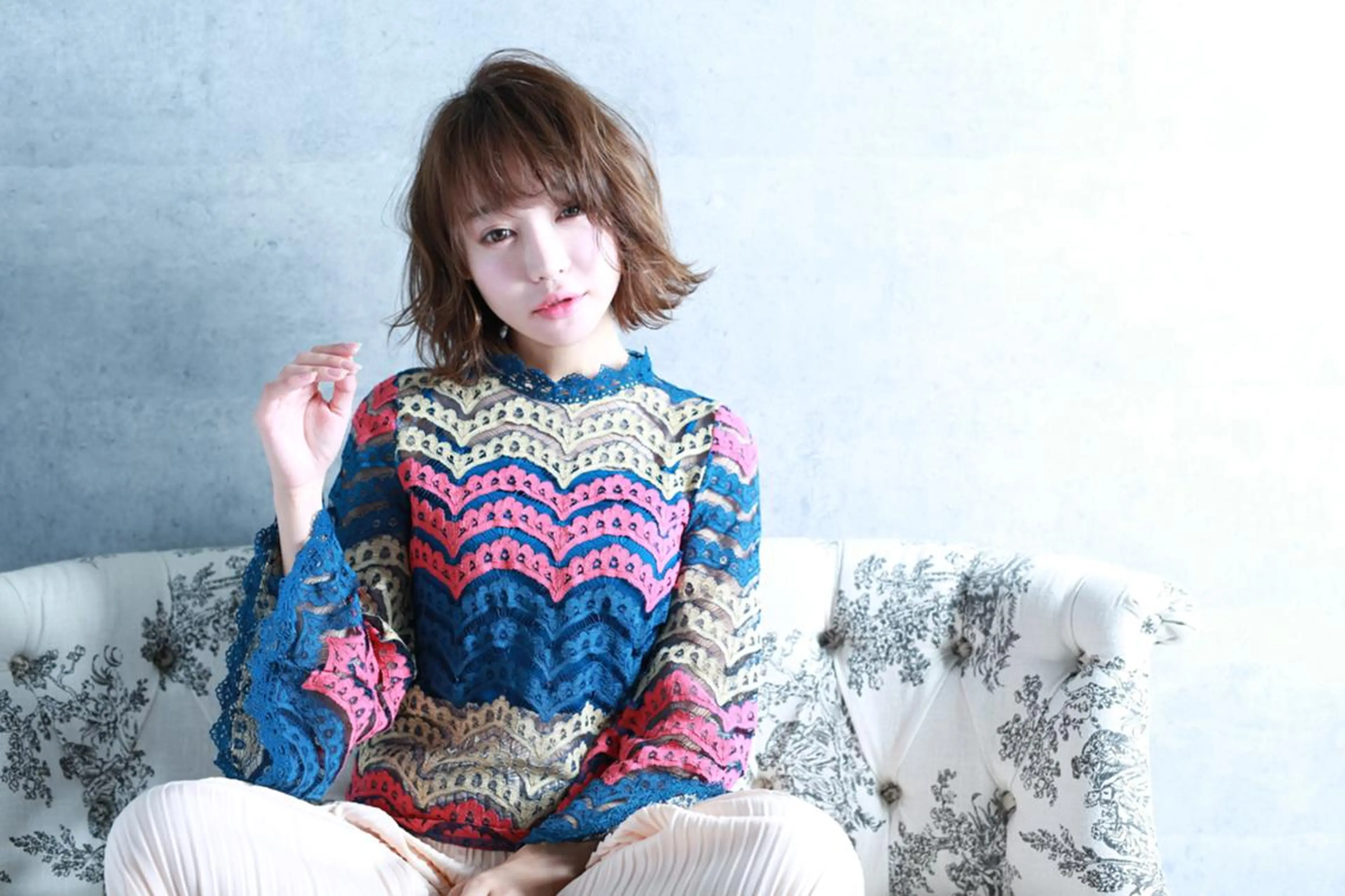 カラー ネイル マツエク・マツパ LEVIJU hair所属・韓国ヘア🕊村上 ののこ🕊のヘアスタイル