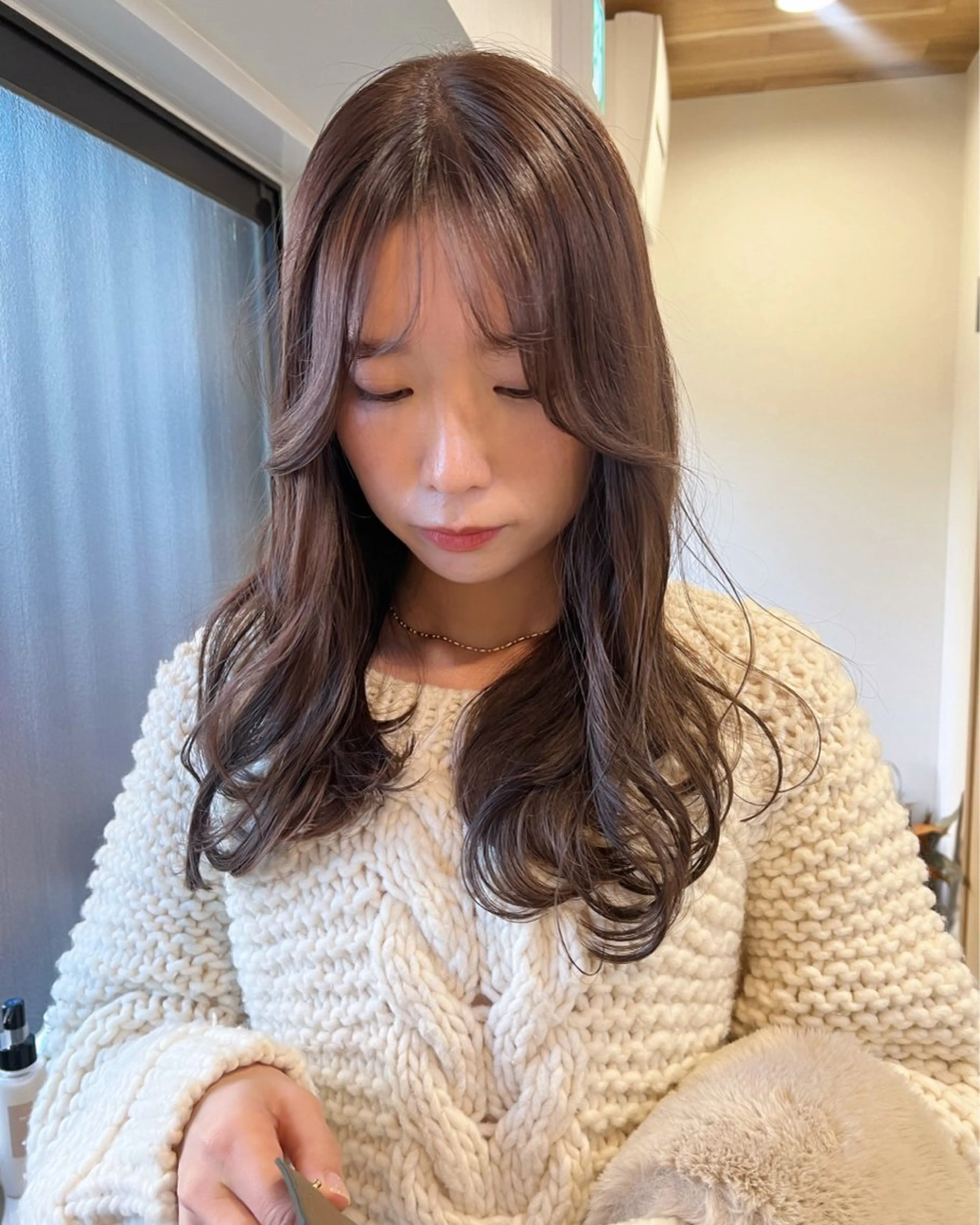 ロング カラー カット ヘアカラー トリートメント トレンドと似合わせ/ マンツーマン/西上楓のヘアスタイル