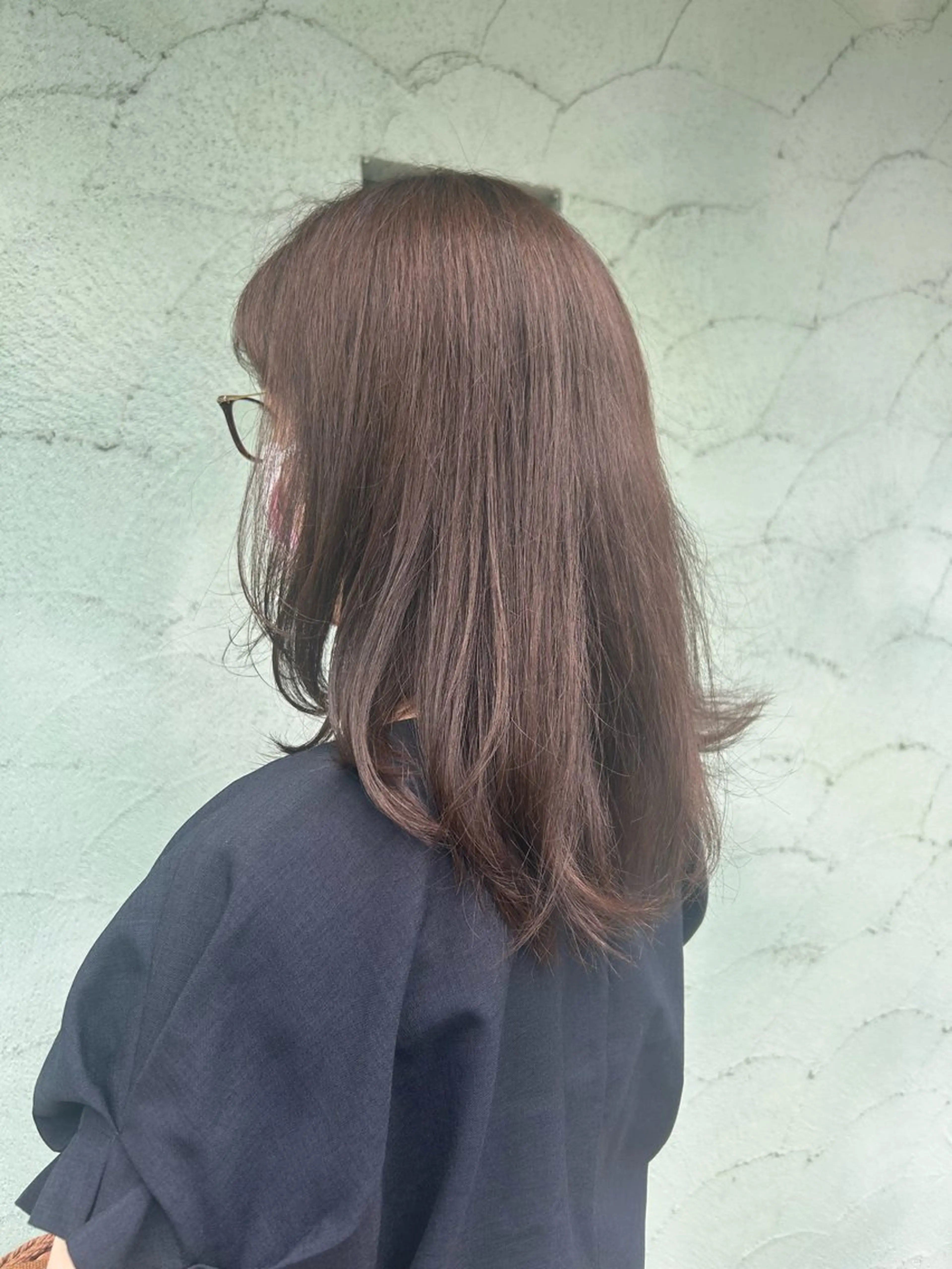 ロング カラー アッシュ レイヤーカット 【ブリーチモデル募集 】サキ🫧のヘアスタイル