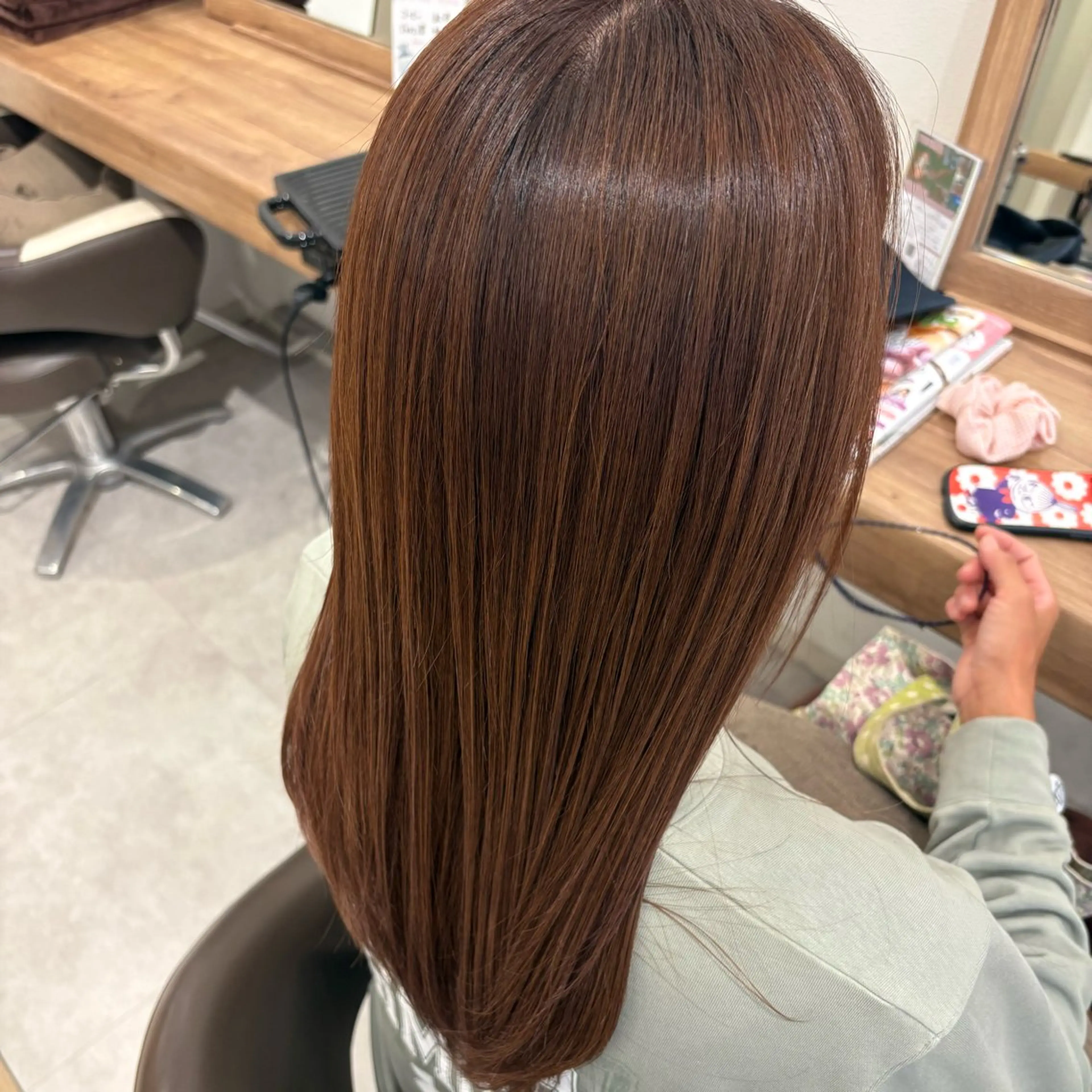カラー ベージュカラー ヘアカラー 渡邊 玲来のヘアスタイル