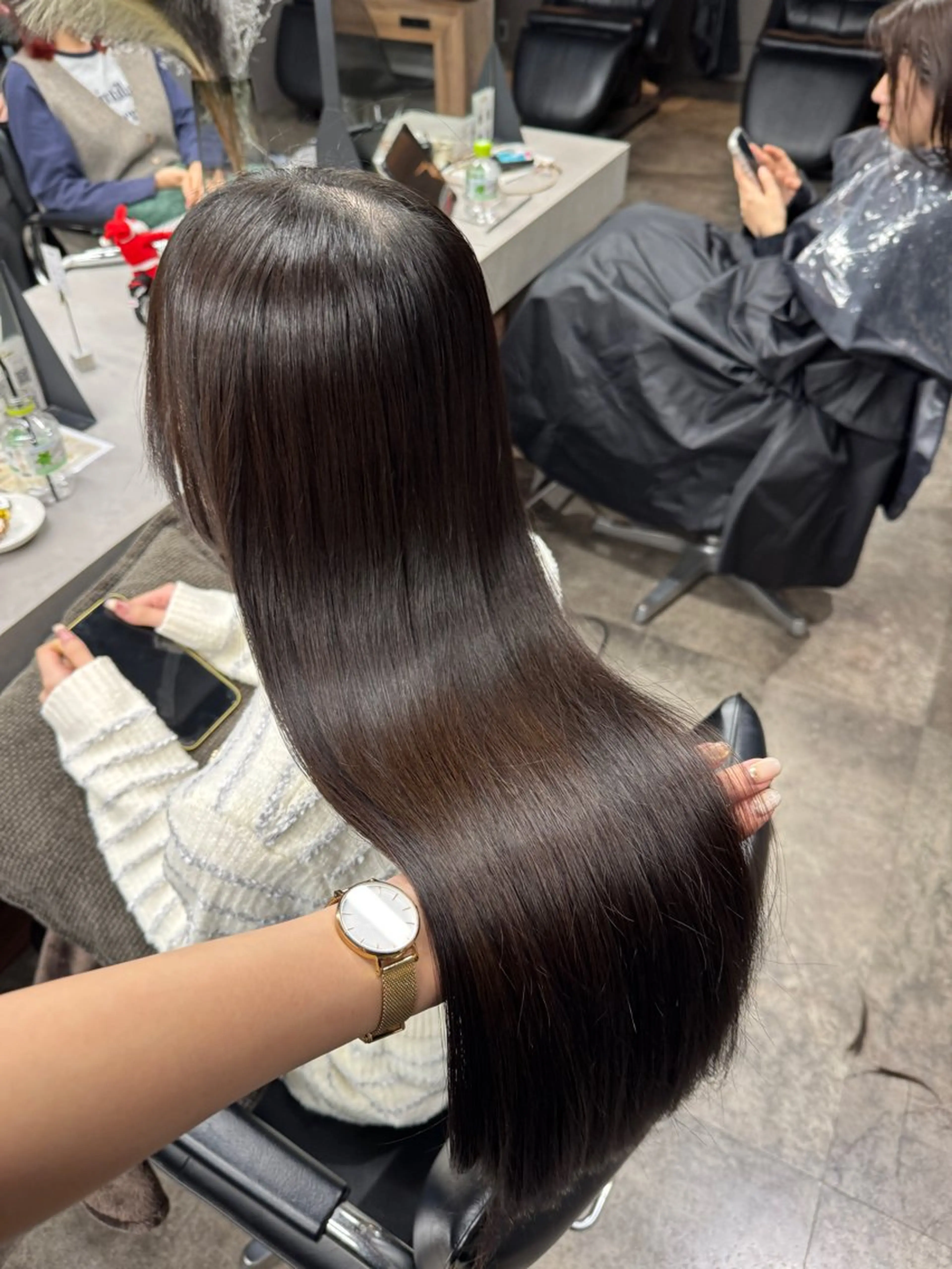 ロング カット ヘアカラー 縮毛矯正 トリートメント 髪質改善/艶髪 MINAMIのヘアスタイル