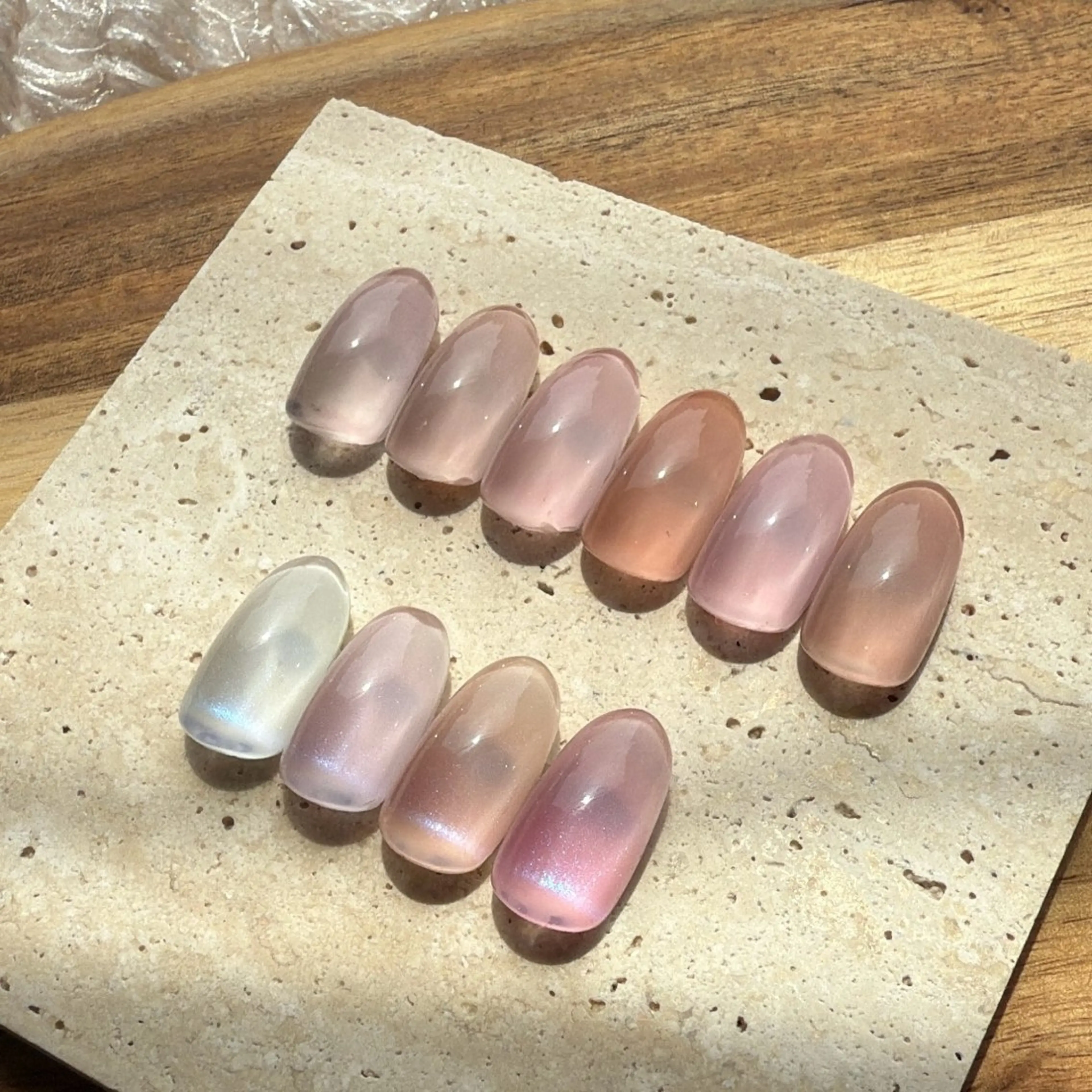 ネイル オフィスネイル ピンク bylily yuriのネイルデザイン