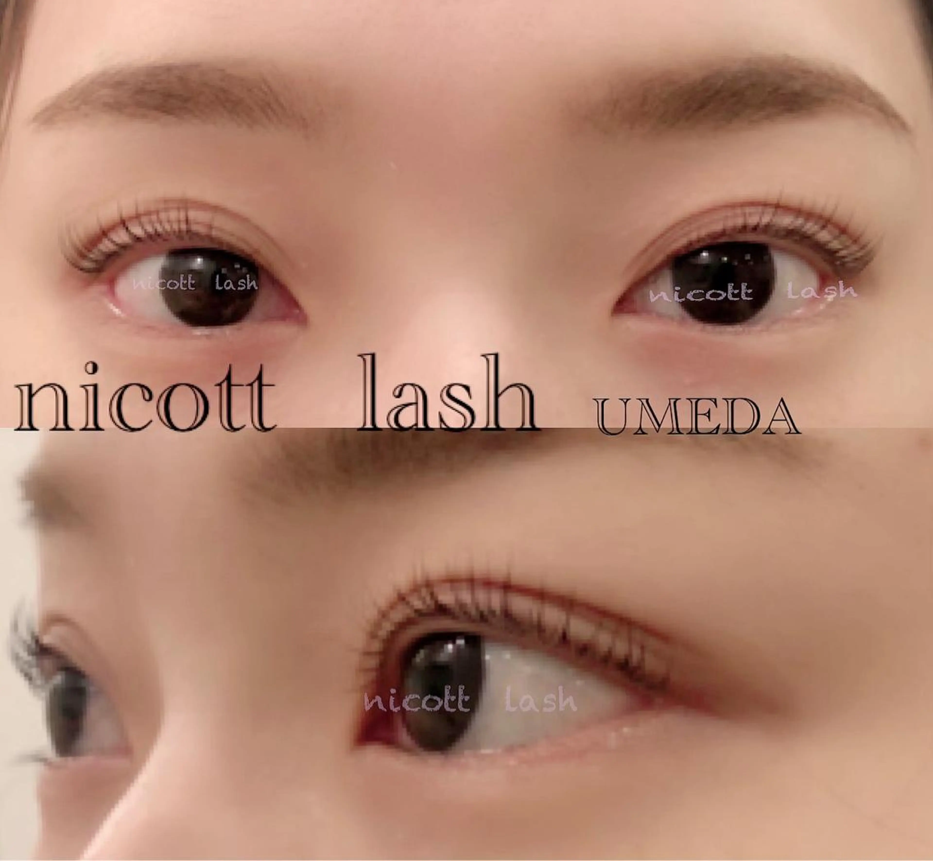 マツエク・マツパ パリジェンヌラッシュリフト サクラブロウ 大阪駅前第4ビルのマツエク・マツパデザイン