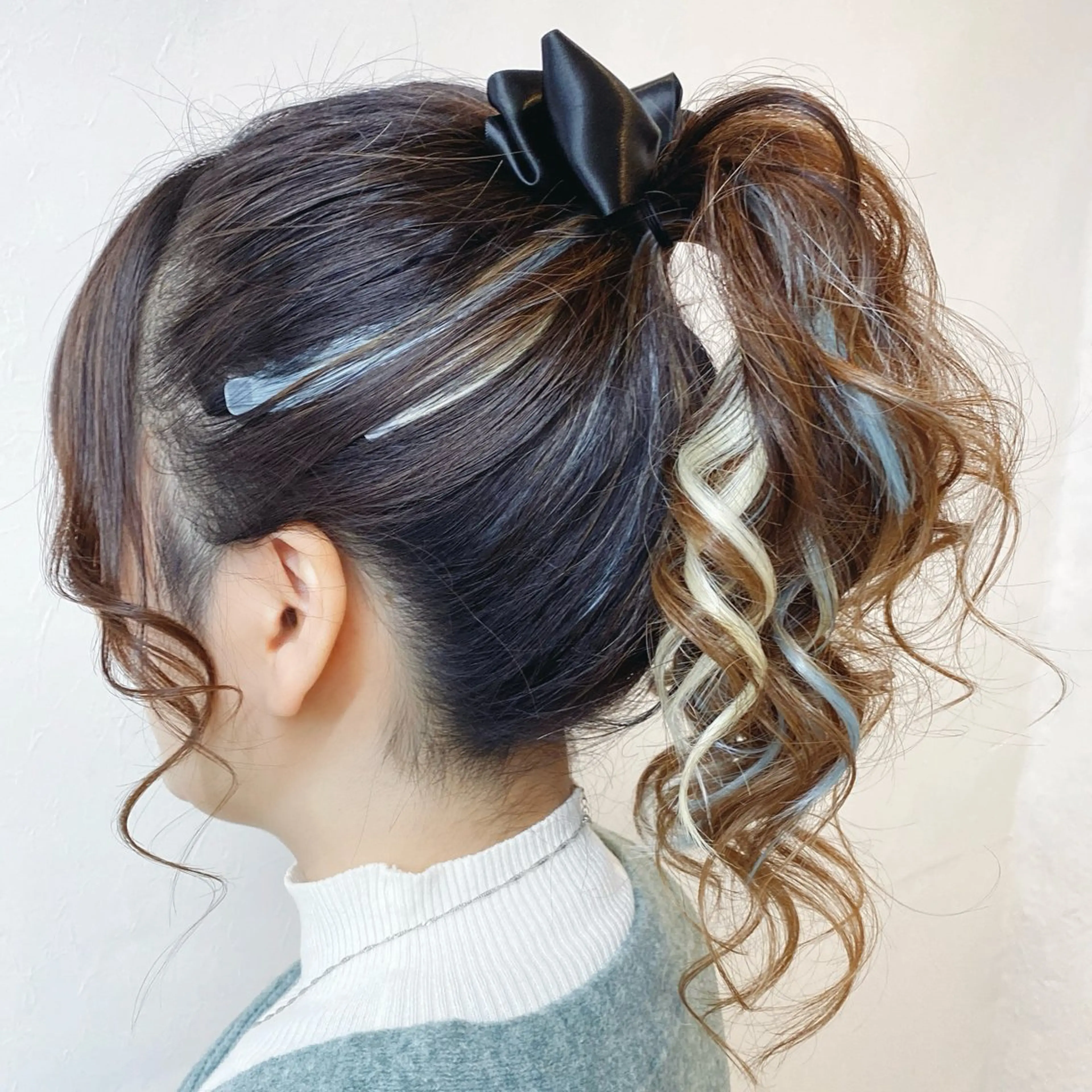 ヘアアレンジ ポニーテール GLOSS♡ ヤマガミコウジのヘアスタイル