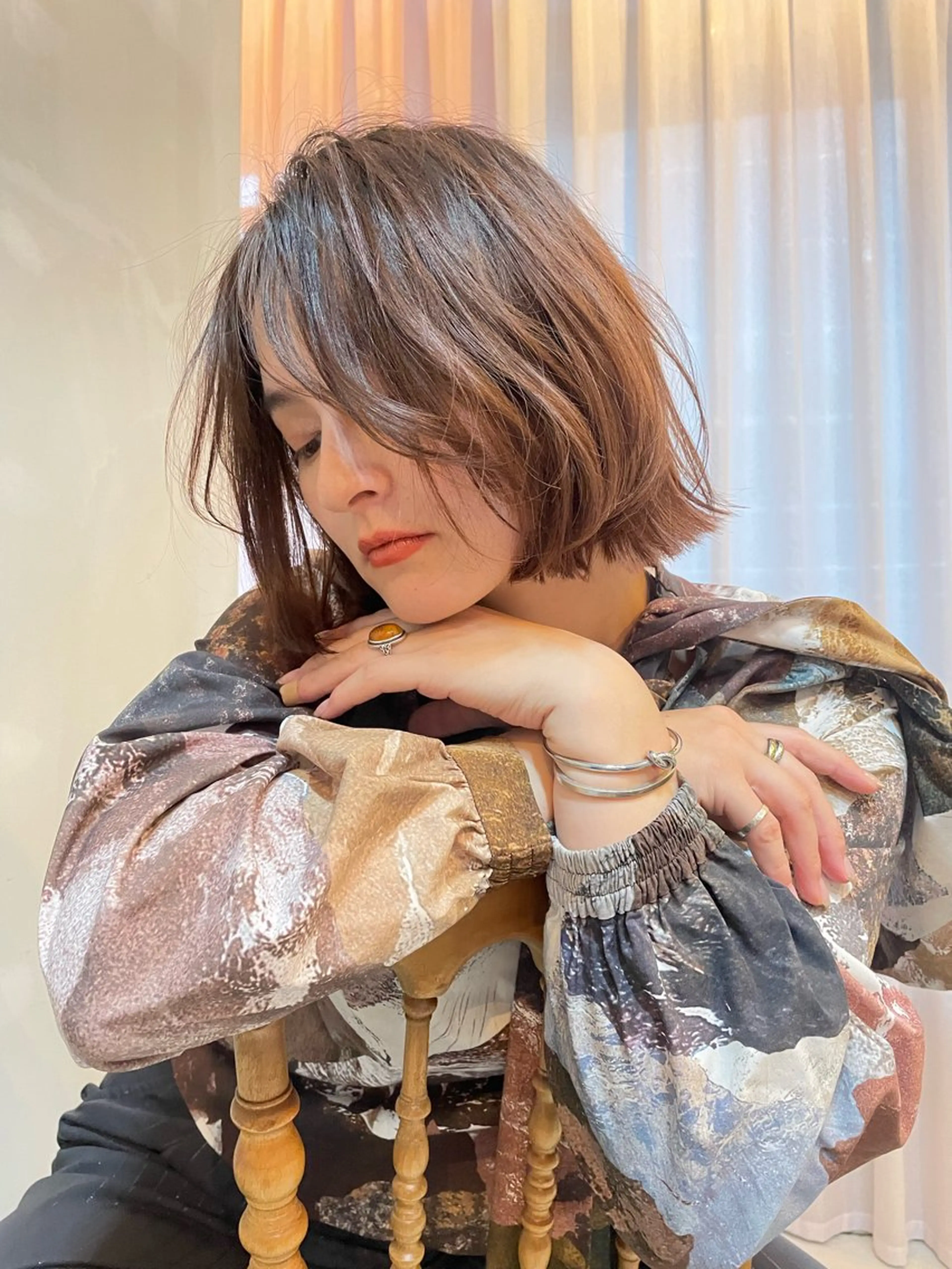 ショート カラー ショート/ボブ専門 宮脇美奈/南船場のヘアスタイル