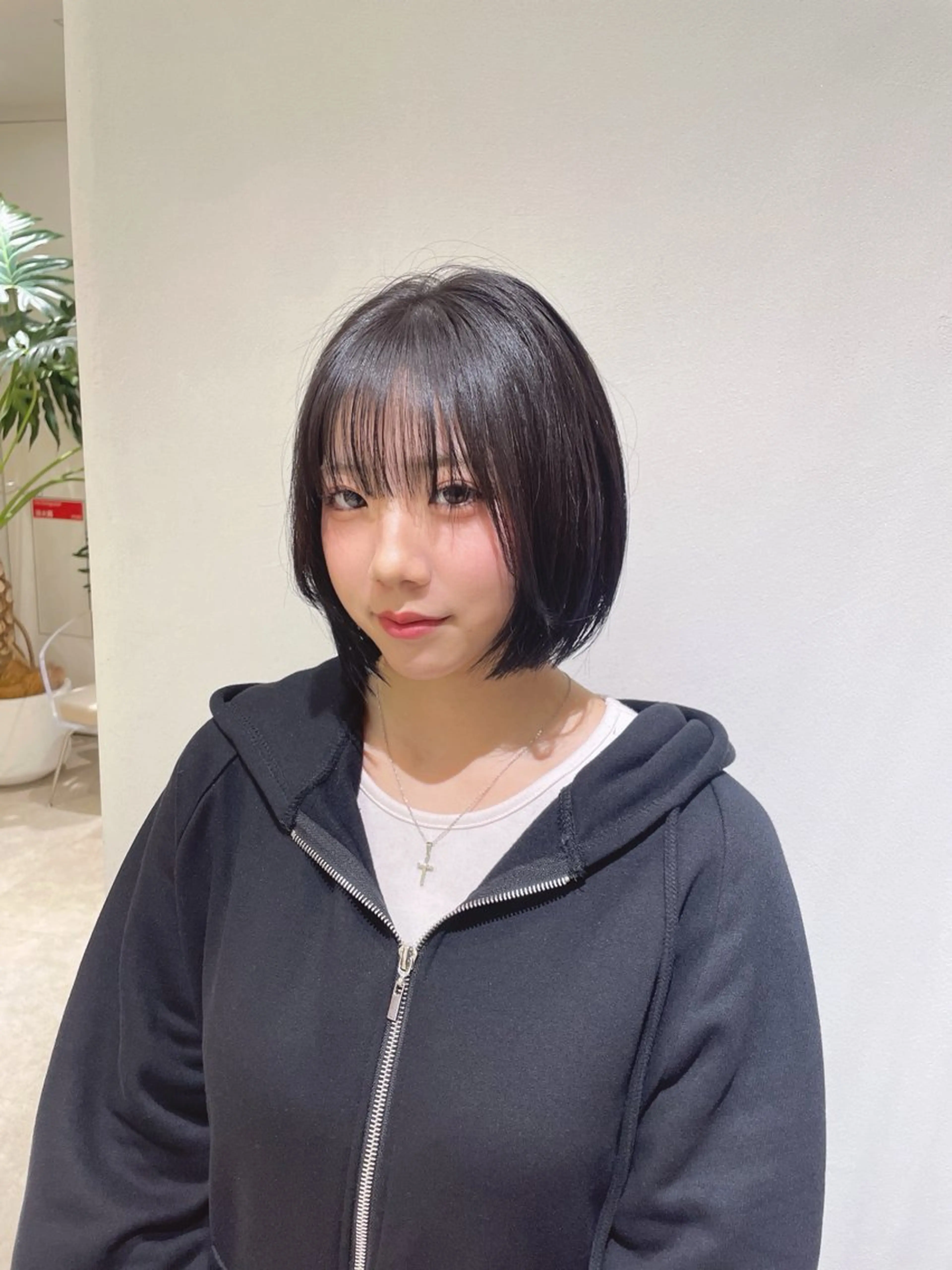 ミディアム カラー 渋谷/レイヤーボブ・ 透明感カラーしょうごのヘアスタイル