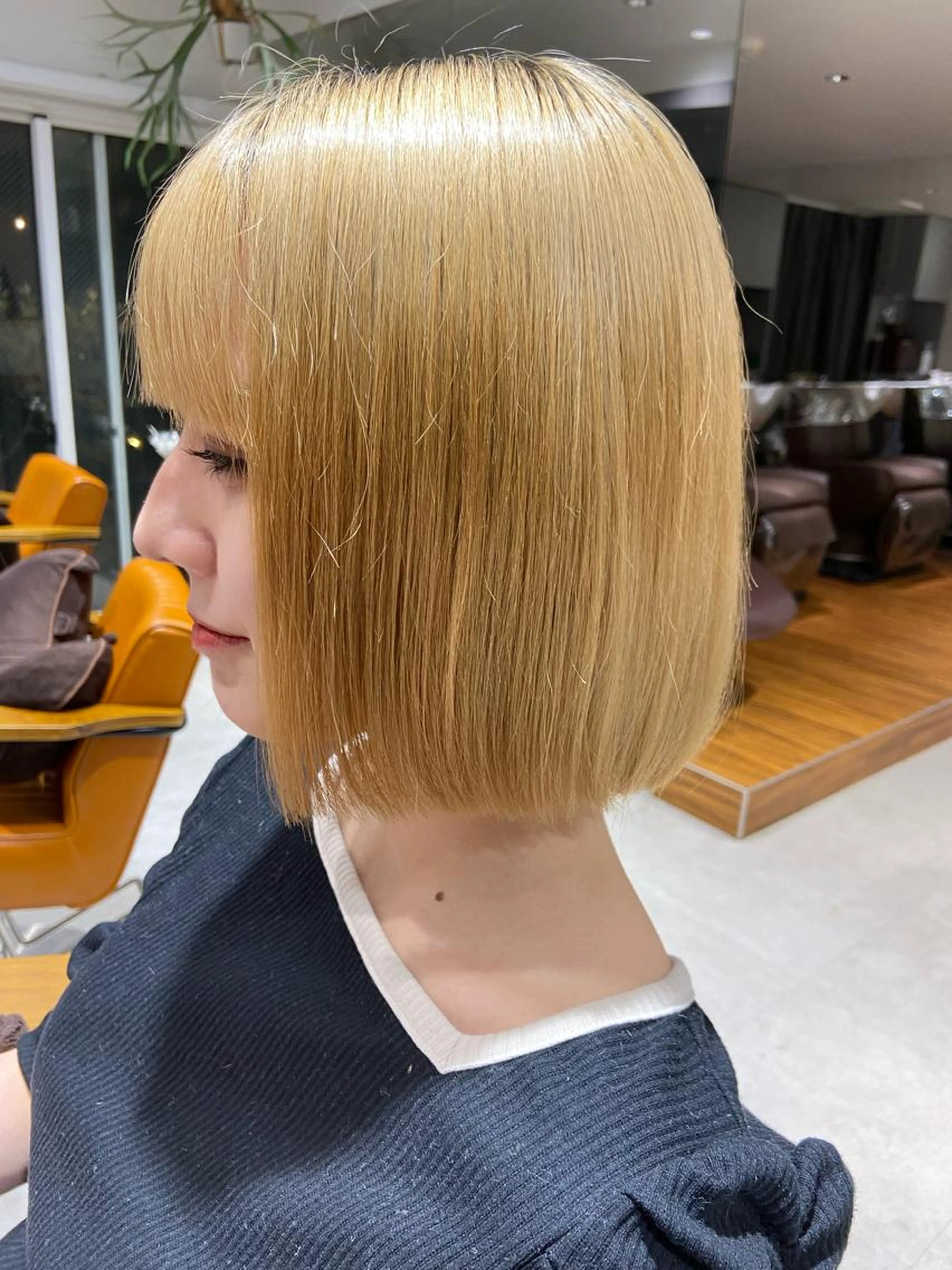 前髪だけの縮毛矯正！朝のセットがかなり楽になります。前髪のカットもプラスしちゃいます。の写真