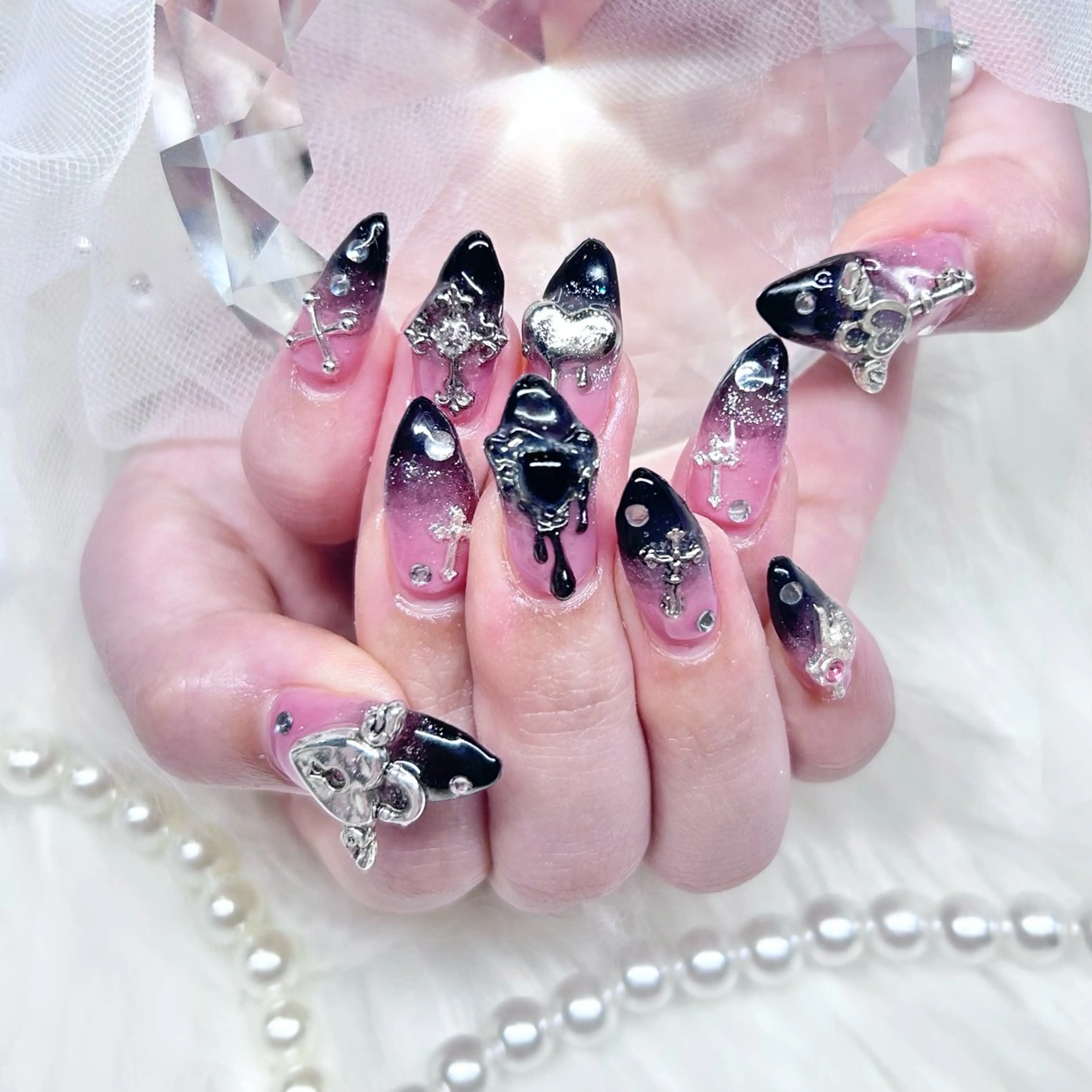 ネイル ハンドネイル Lumo所属・めろち ちゃんのネイルデザイン