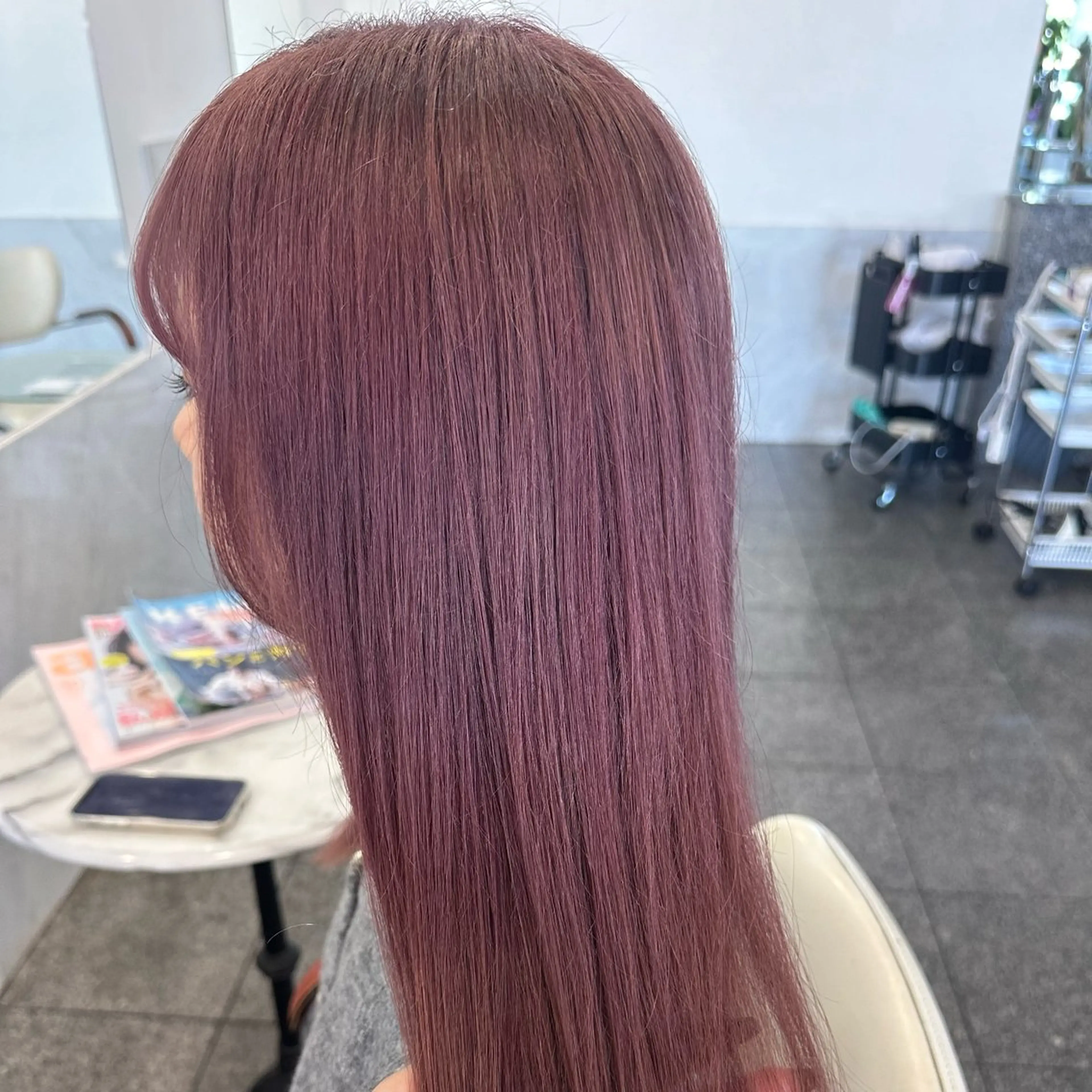 カラー ヘアカラー 町田 里奈のヘアスタイル