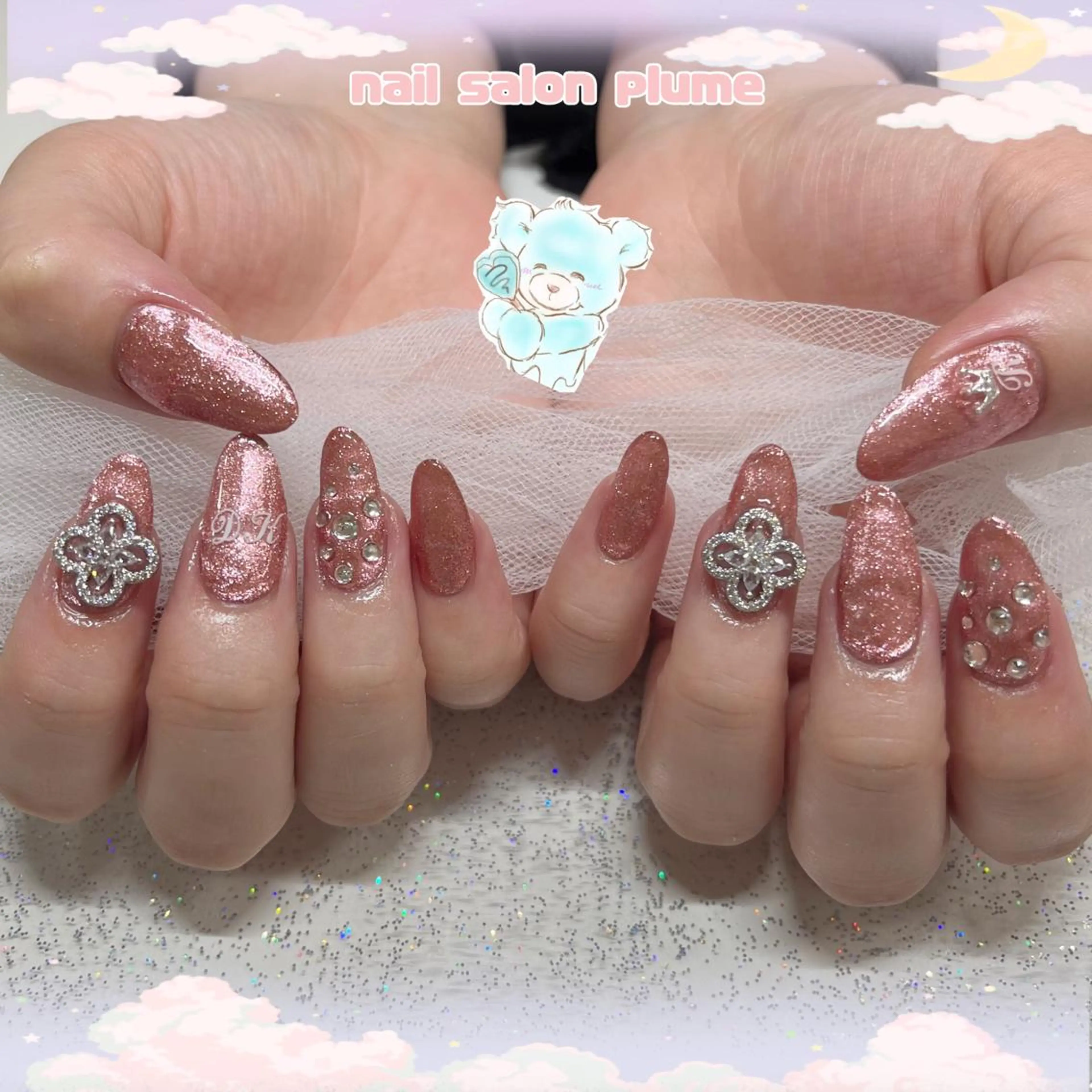 ネイル ハンドネイル plume nail ☆韓国ネイルのネイルデザイン