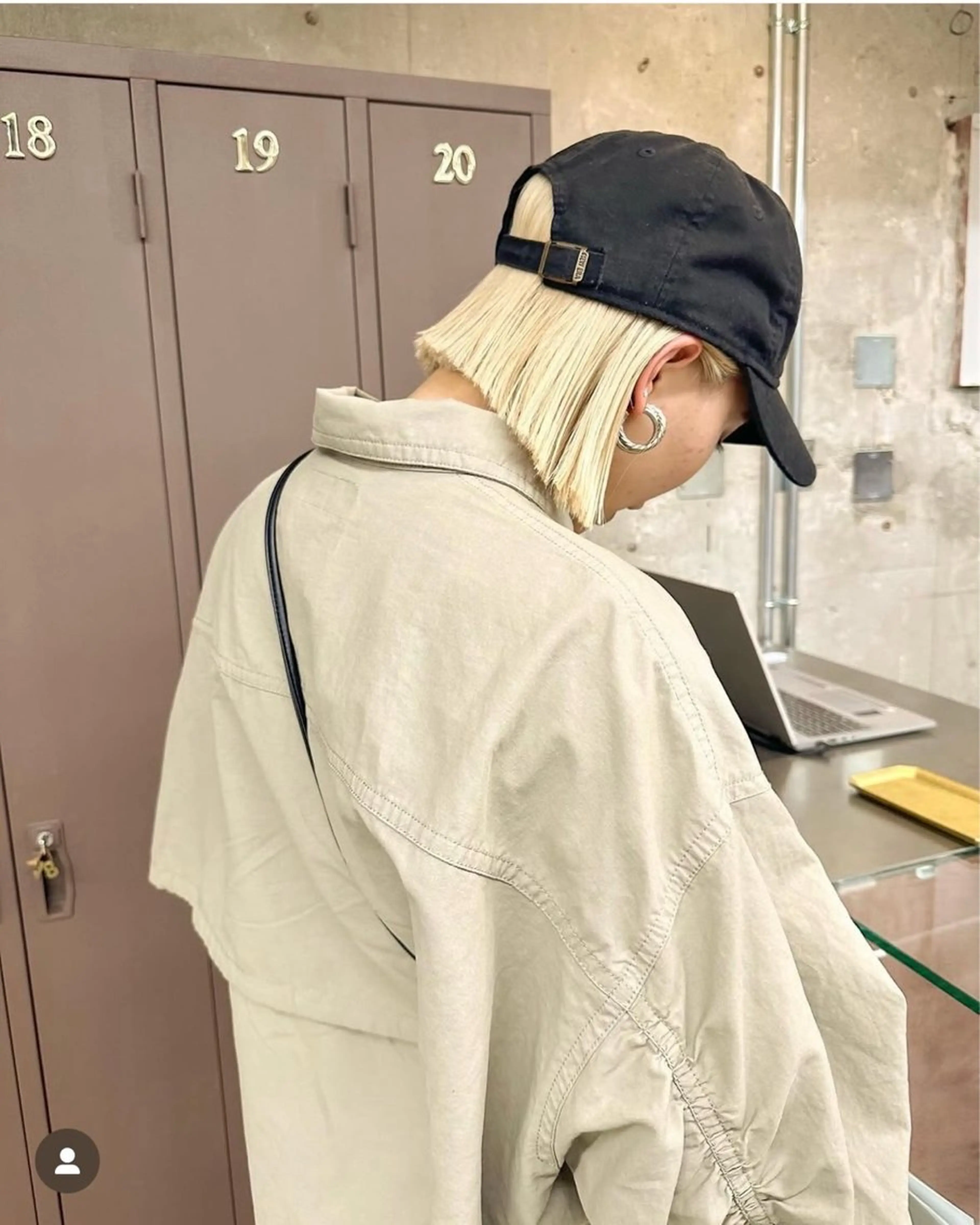 ミディアム ヘアカラー 森綱 悠 /ボブ/ブリーチのヘアスタイル