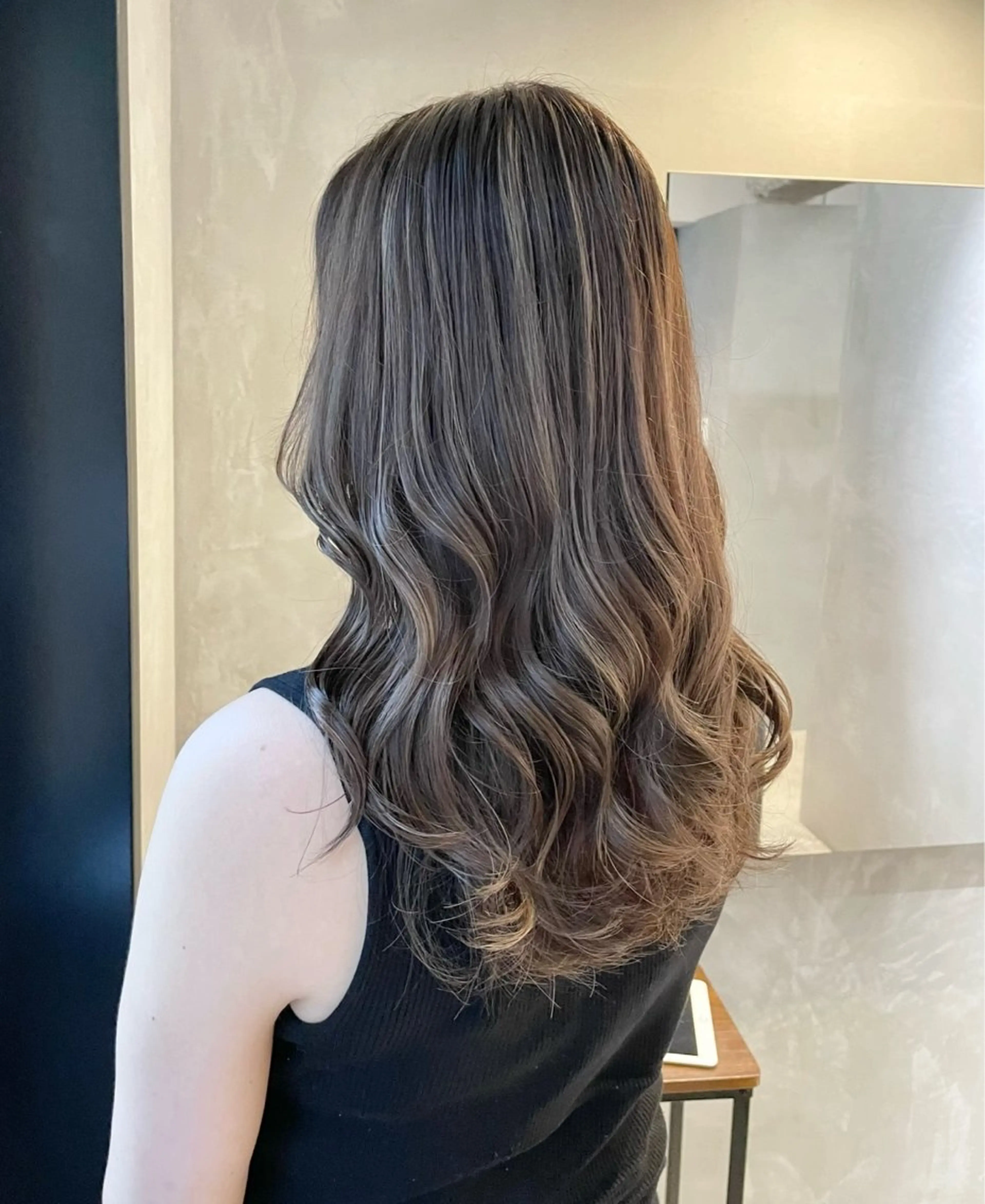 ロング カラー hayaka todaのヘアスタイル