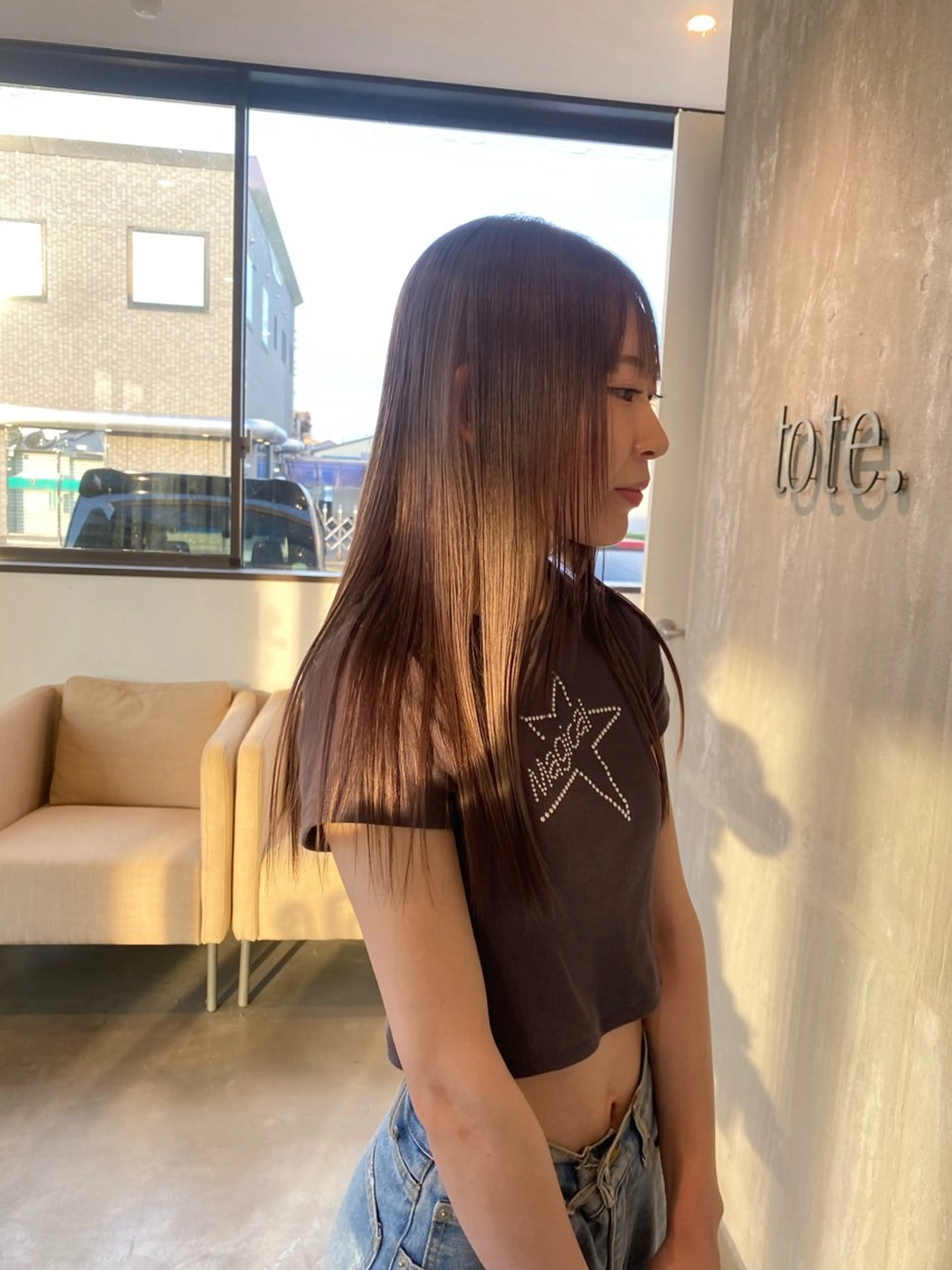 ロング ヘアカラー くろだ まみのヘアスタイル