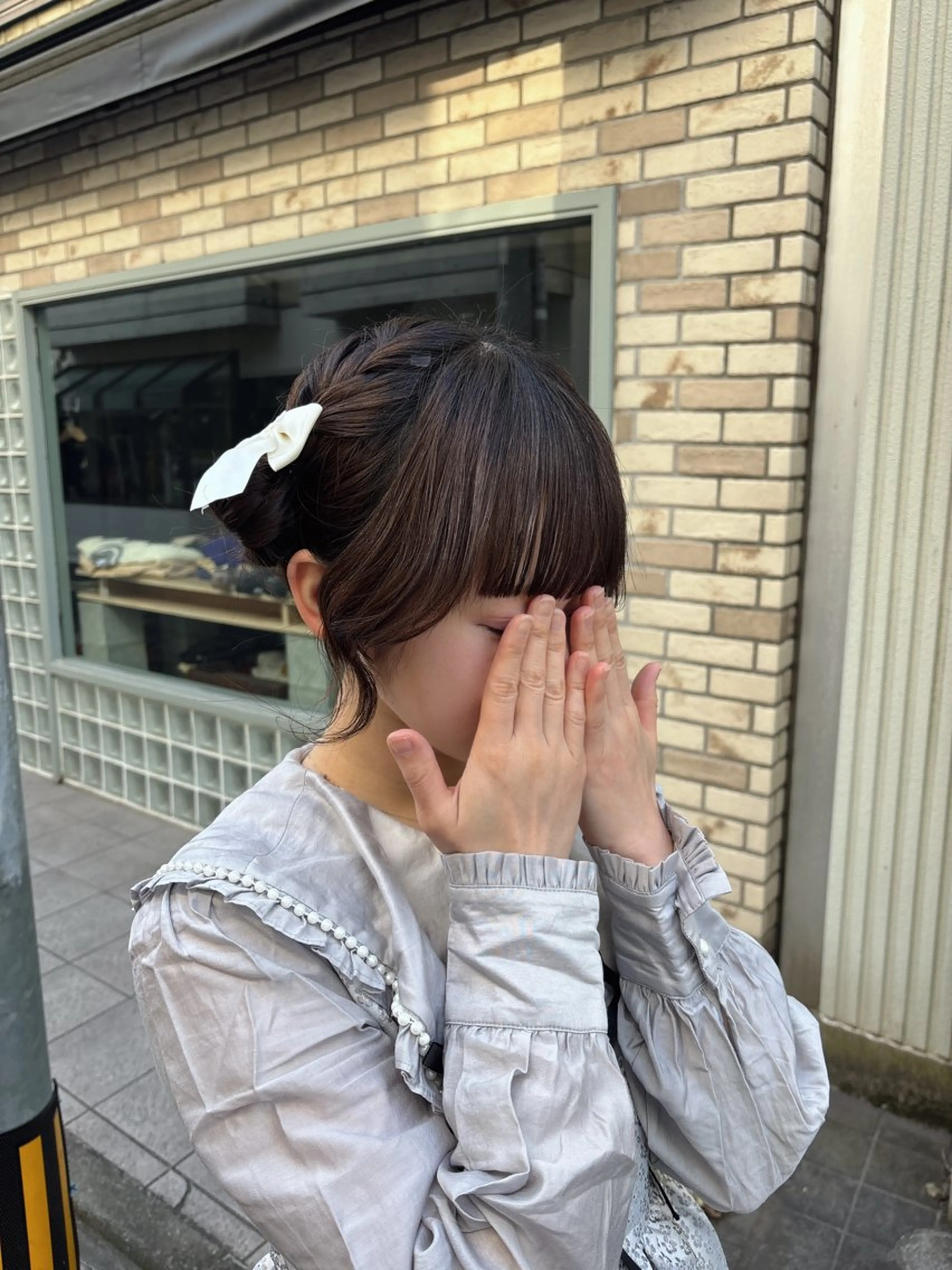 セミロング ヘアアレンジ 西山梨々【12/1〜 産休を頂きます🎀】のヘアスタイル