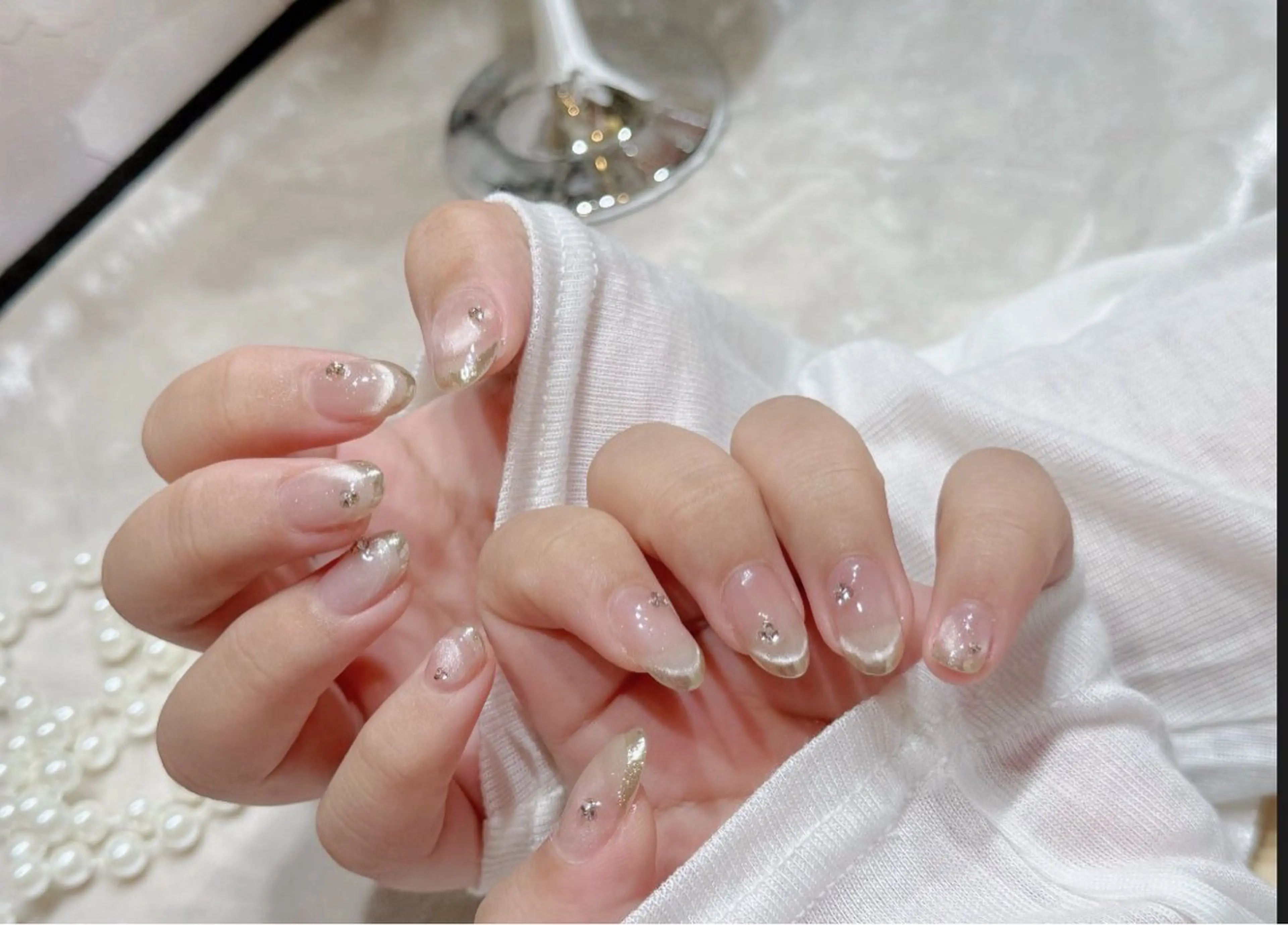 ネイル アートネイル フットネイル ジェルネイル ハート マグネットネイル Babarla　Nail　Salon所属・babarla Nailのネイルデザイン