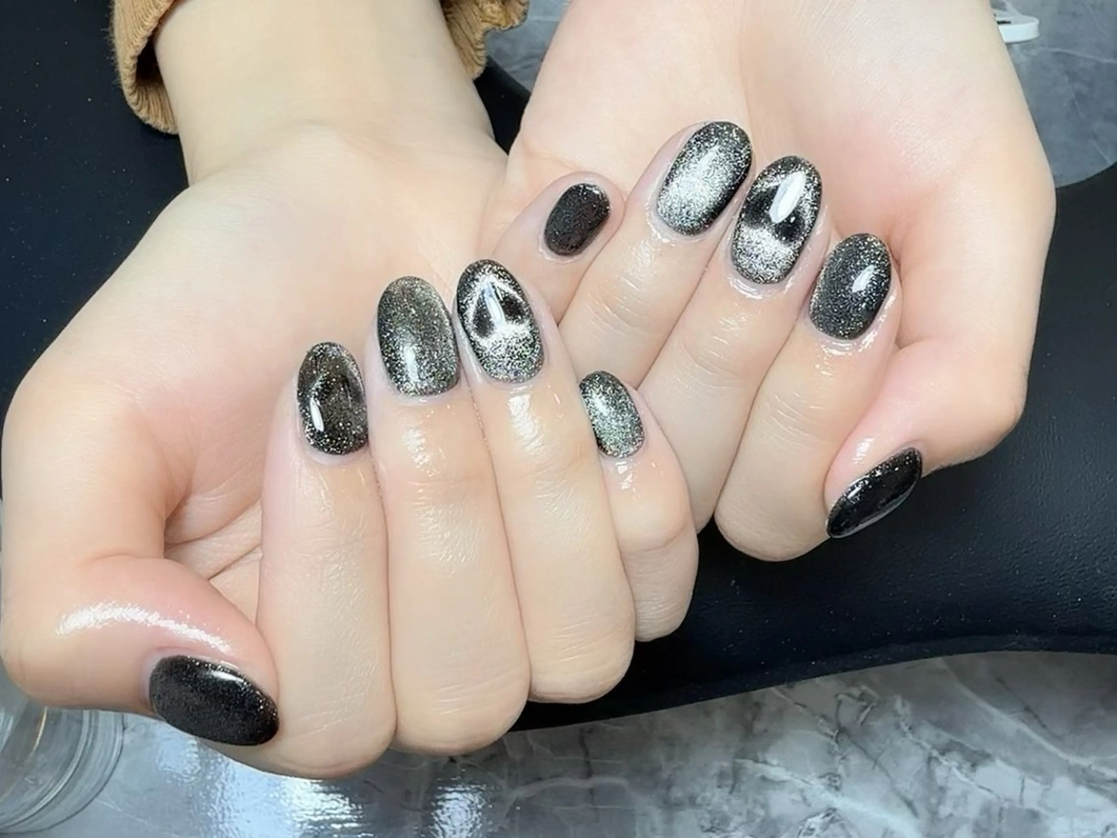 ネイル チークネイル 長さ出し フットネイル フレンチネイル ジェルネイル ハンドネイル Nikoネイルサロン中野店所属・merci リカのネイルデザイン