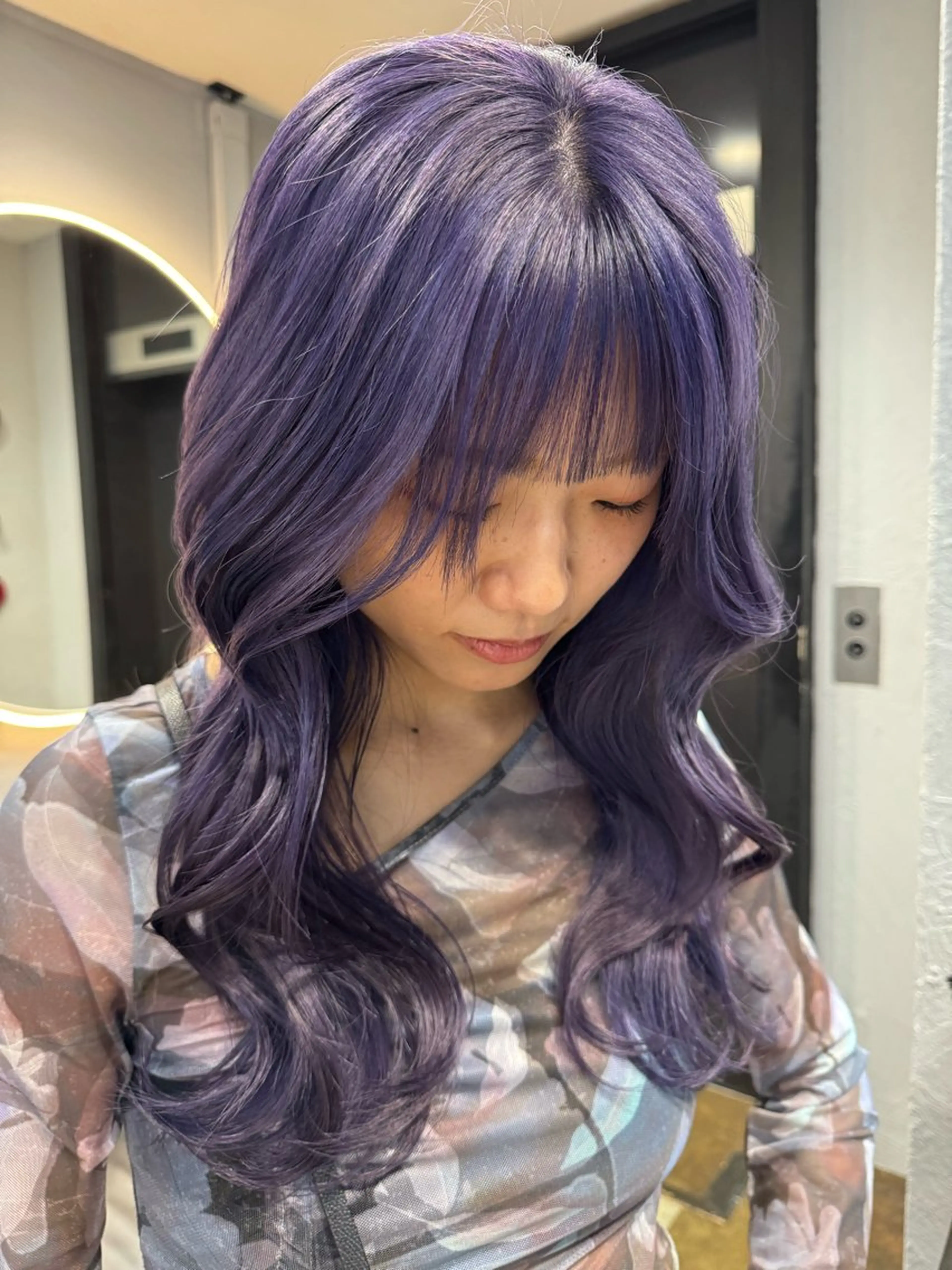 セミロング カラー dao/ミルクティー /ブラウン/ブロンドのヘアスタイル