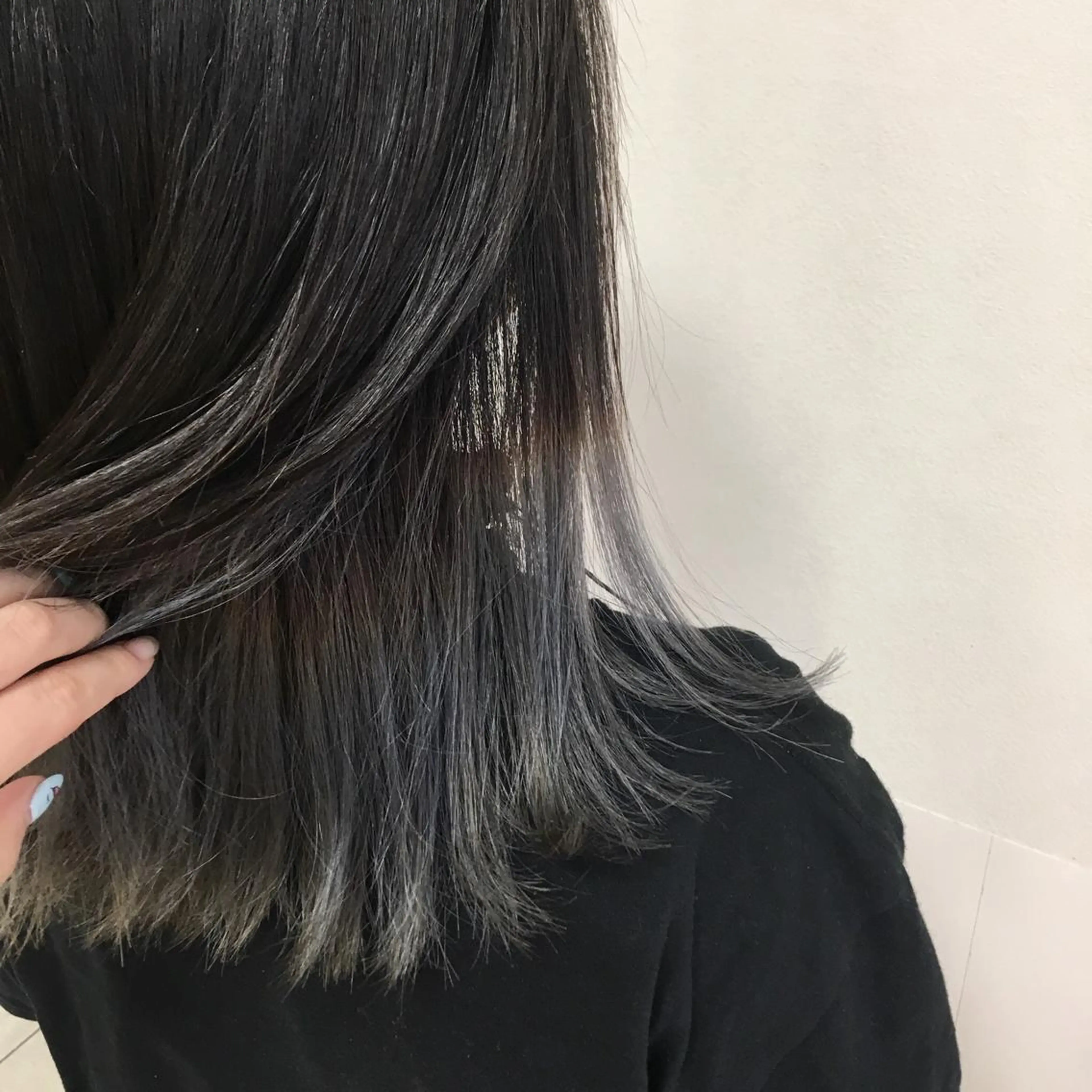 ミディアム カラー ヘアアレンジ ヘアカラー トリートメント 【Sweep】おじま のぞみのヘアスタイル