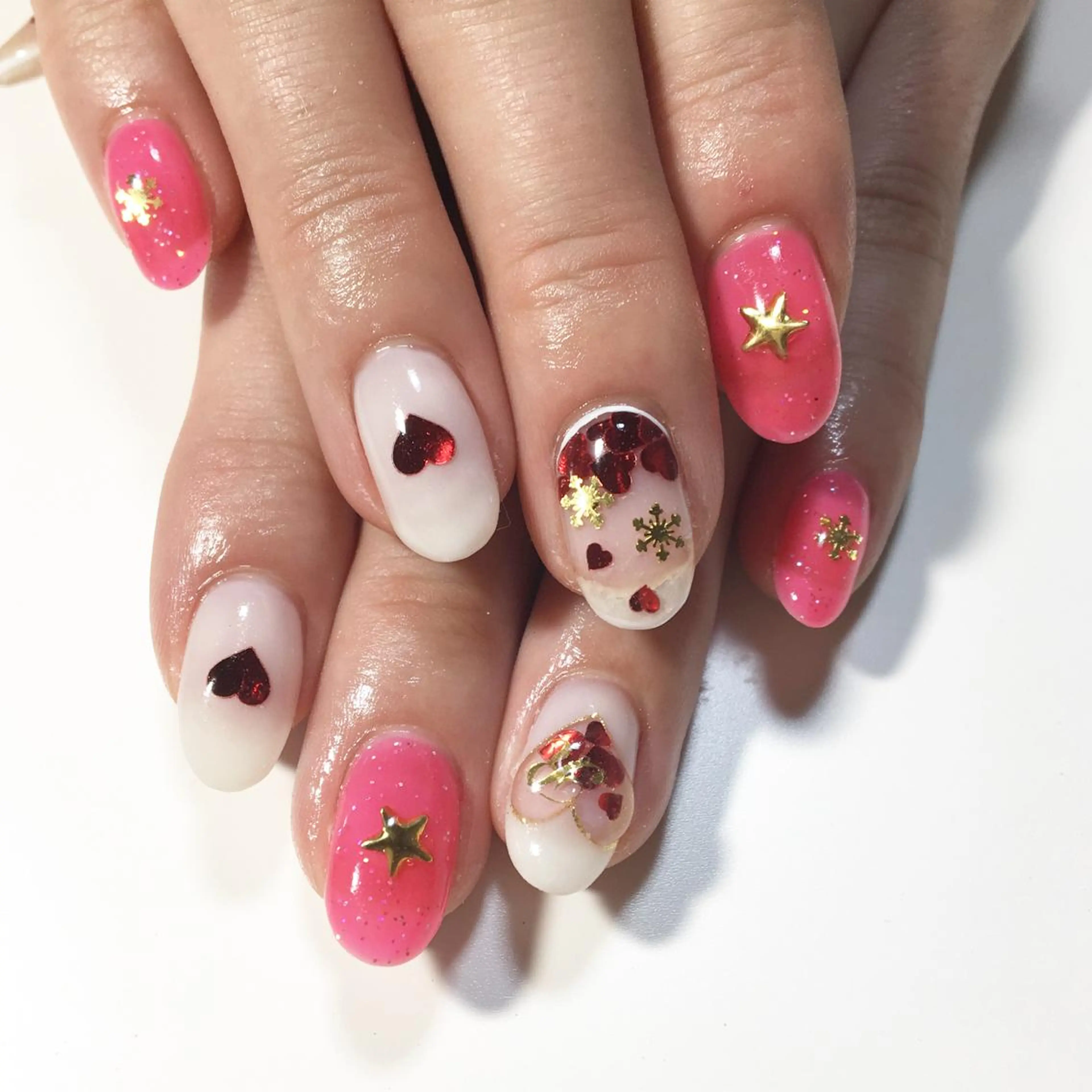 ネイル ストーンネイル ハンドネイル nail Beeのネイルデザイン