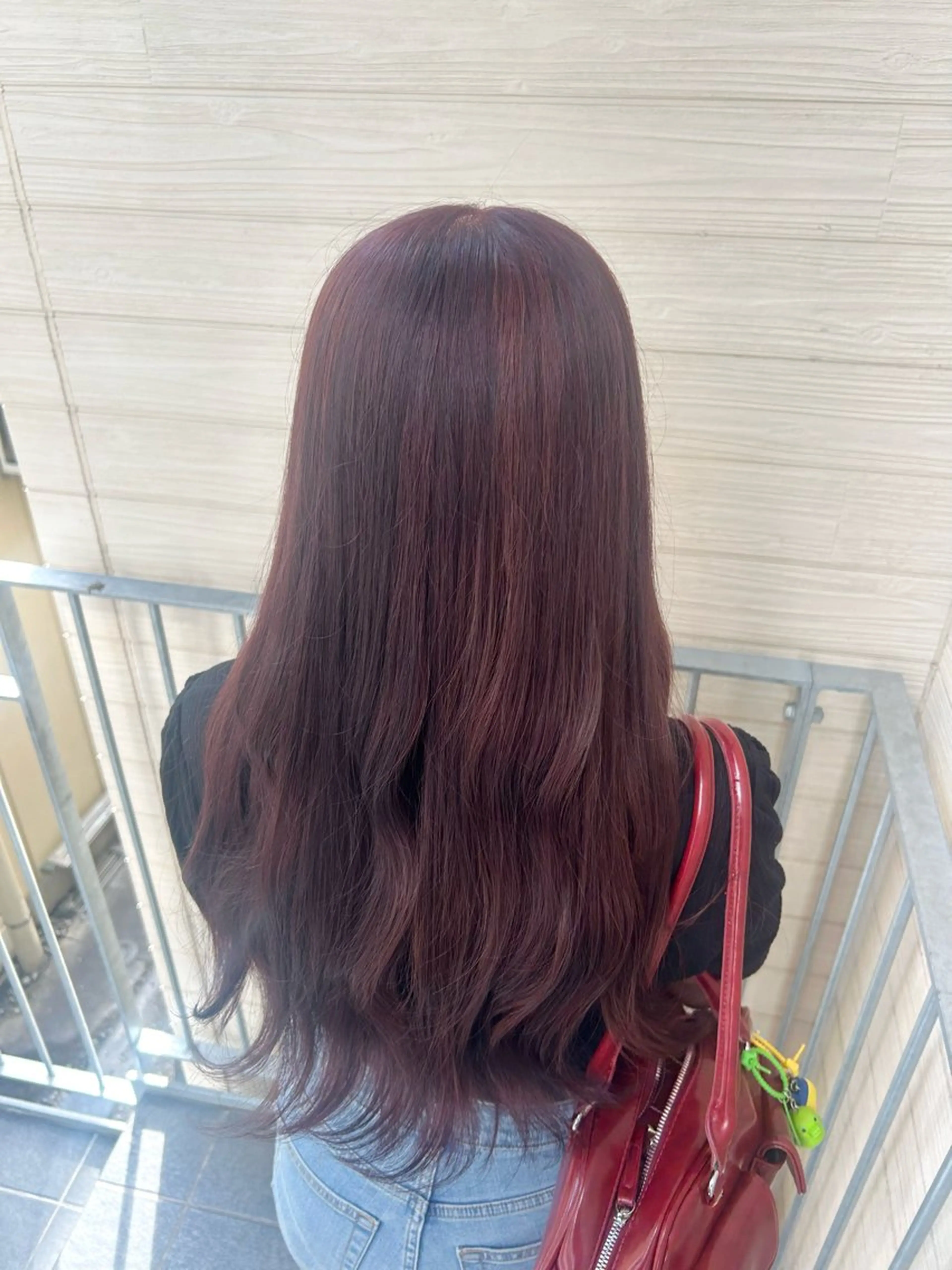 ロング カラー ヘアアレンジ ブリーチ ラベンダーカラー ラベンダーピンク ピンクカラー 大宮/韓国風🩶/ 七海芽亜利🎀のヘアスタイル